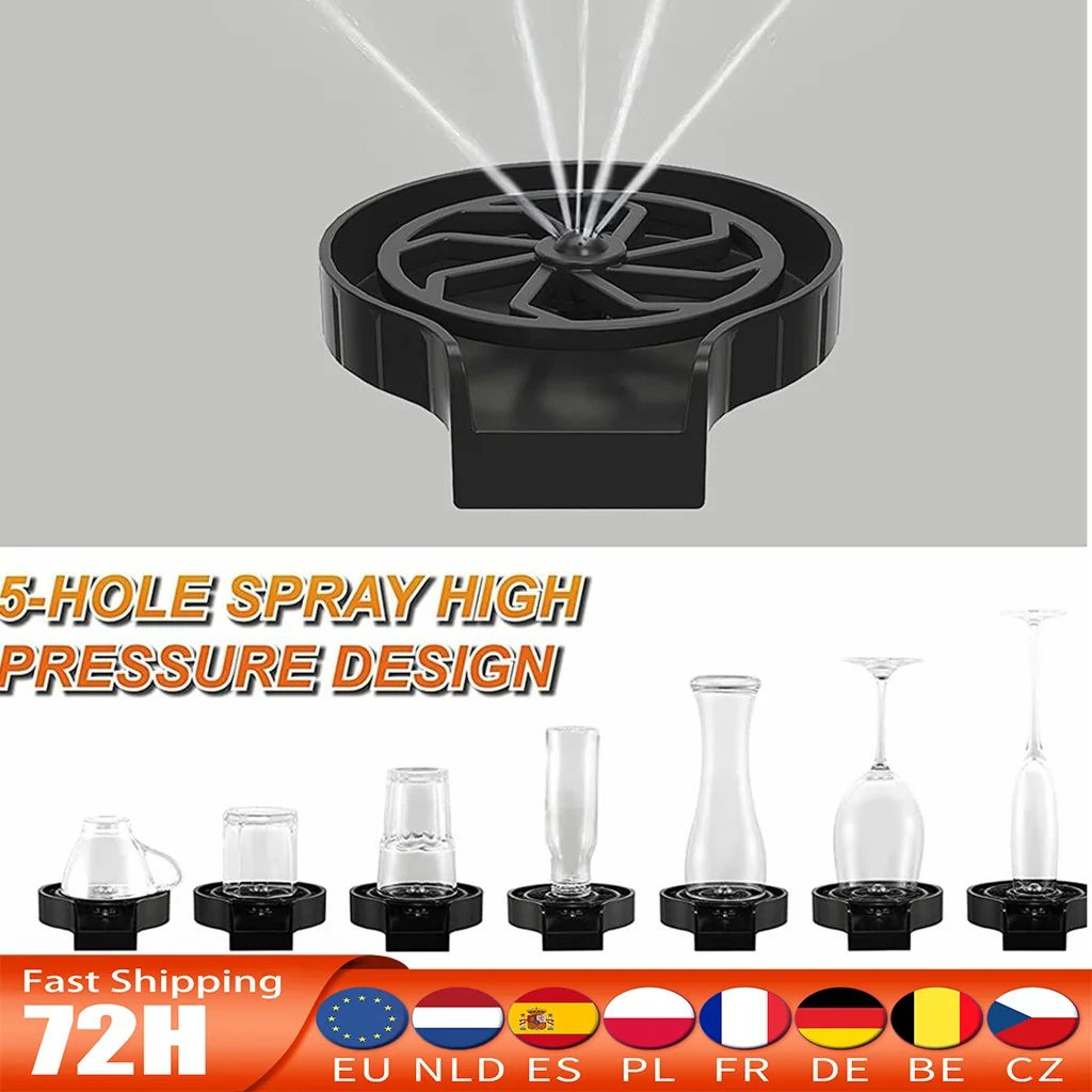 automatic high pressure glass and cup washer rinser
