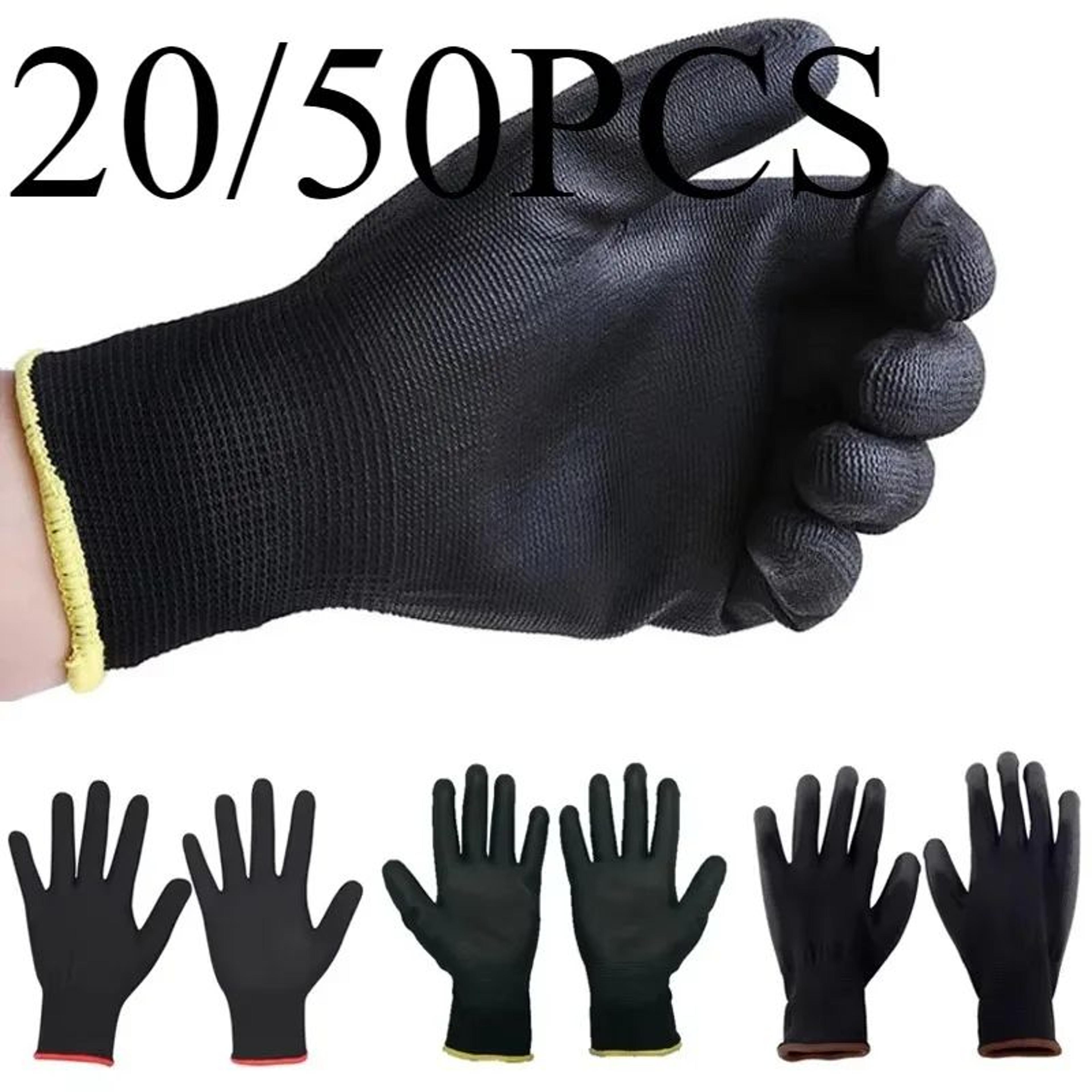non slip pu coated nylon work safety gloves