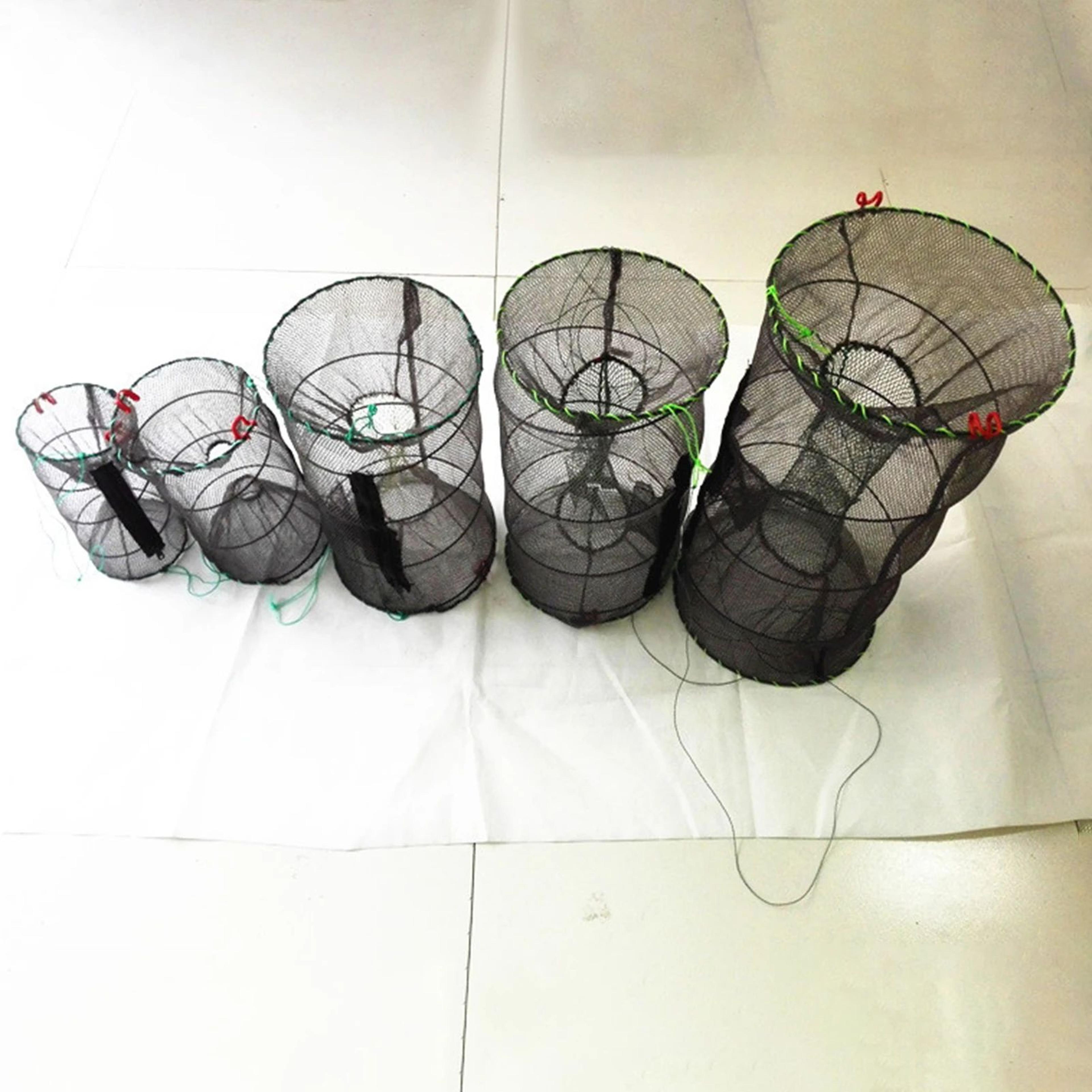 foldable reusable mesh fishing net fish cage