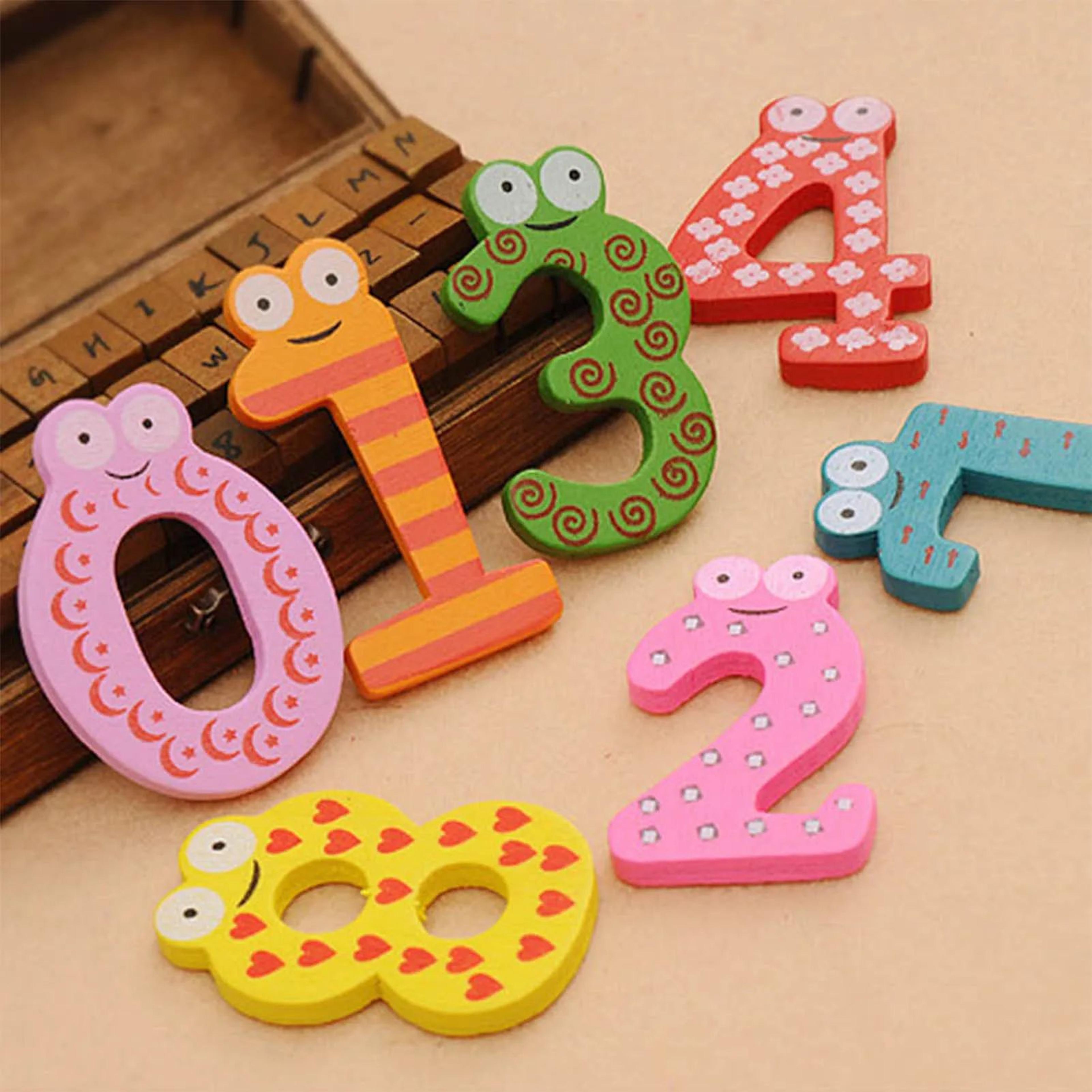 colorful magnetic letters and numbers educational fridge magnets