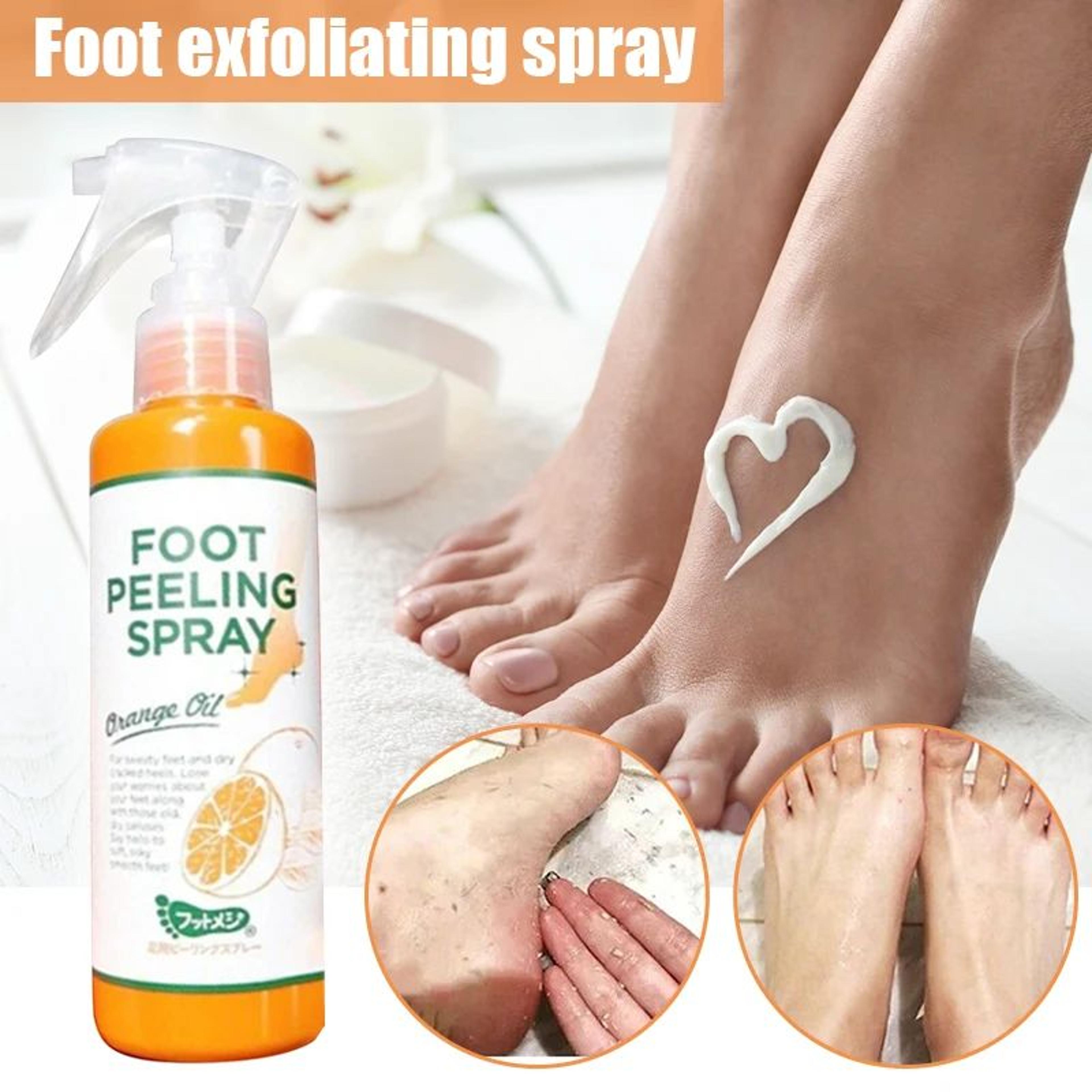 100ml exfoliating foot peeling spray for rough skin