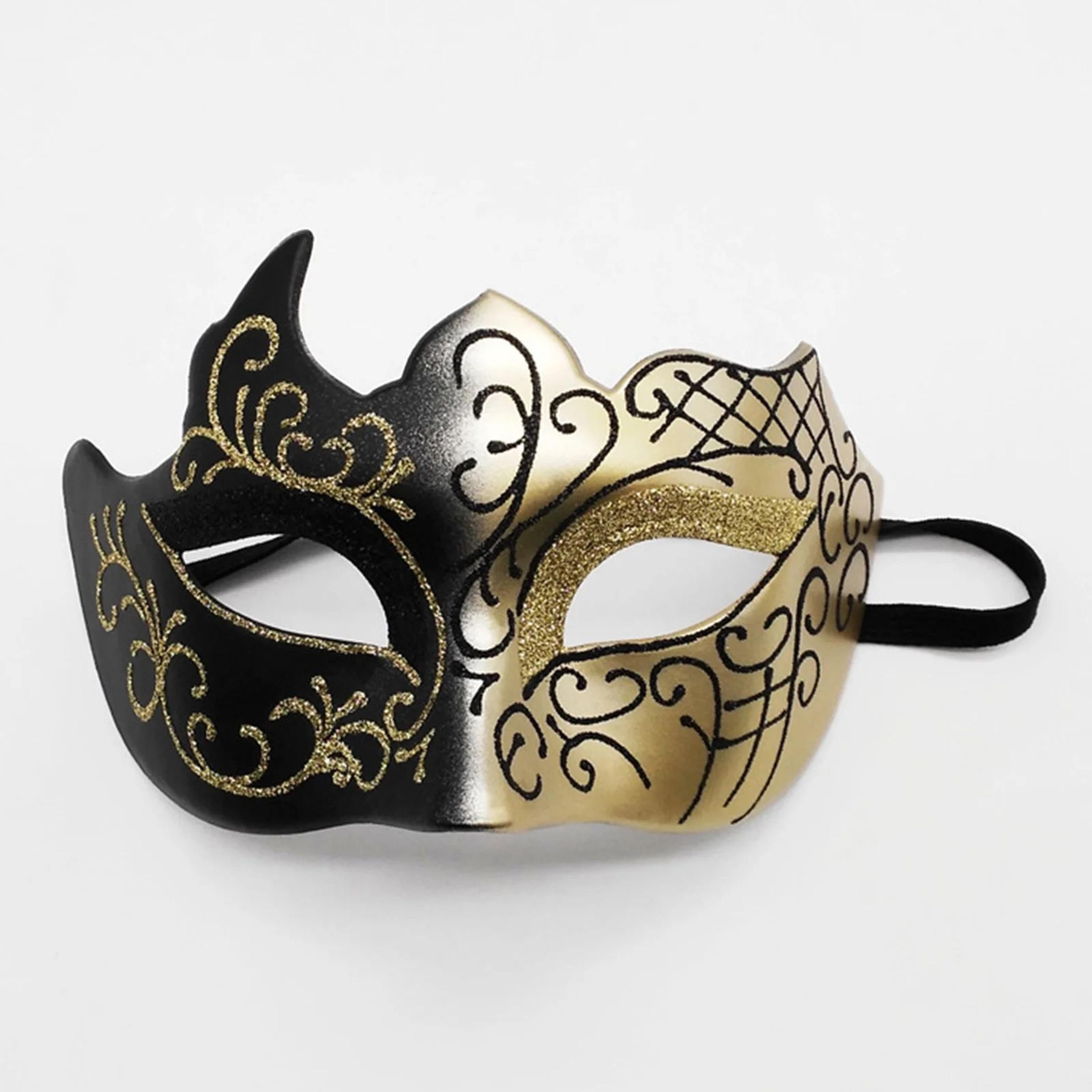 mens masquerade cosplay mask with elastic strap