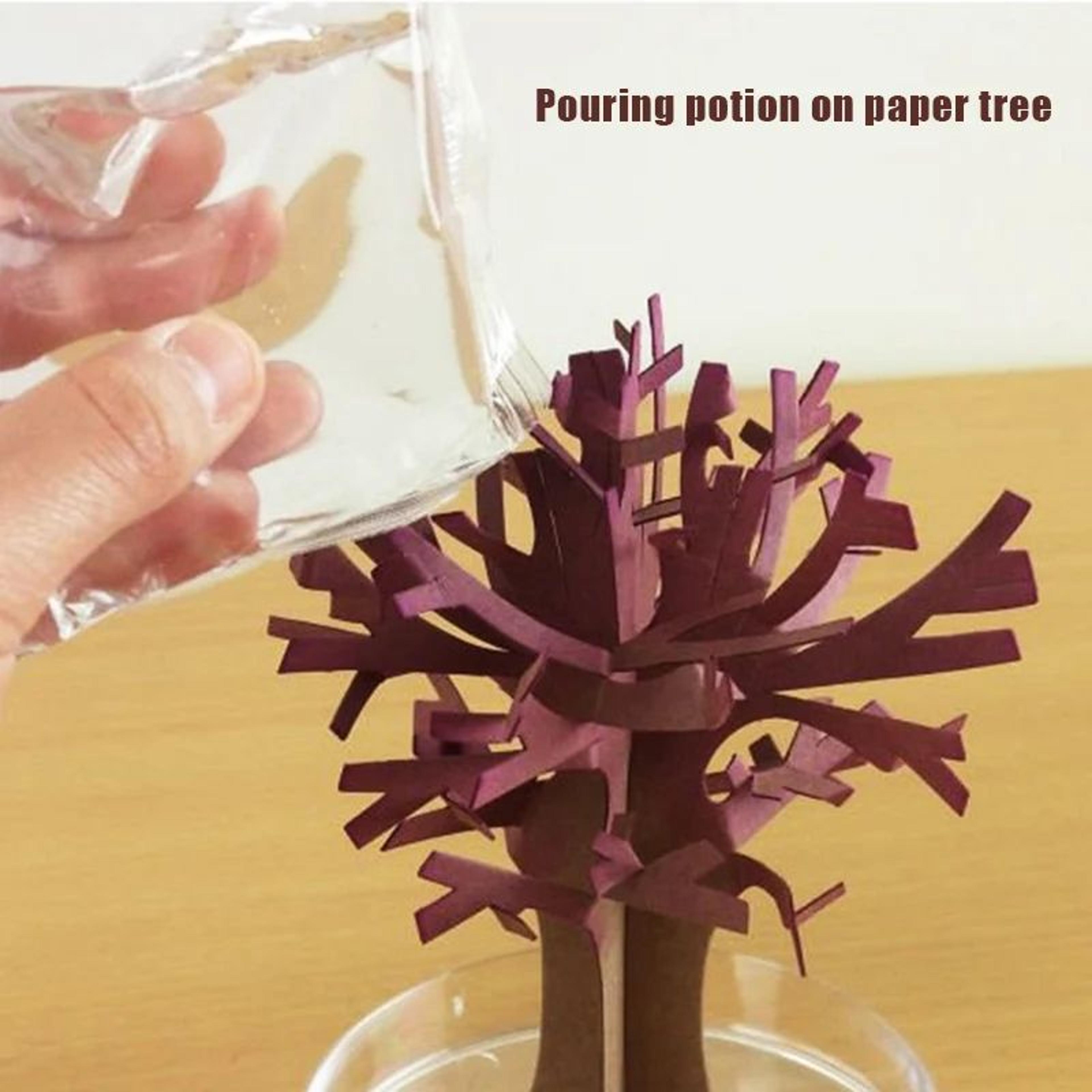 magic growing christmas tree tabletop toy