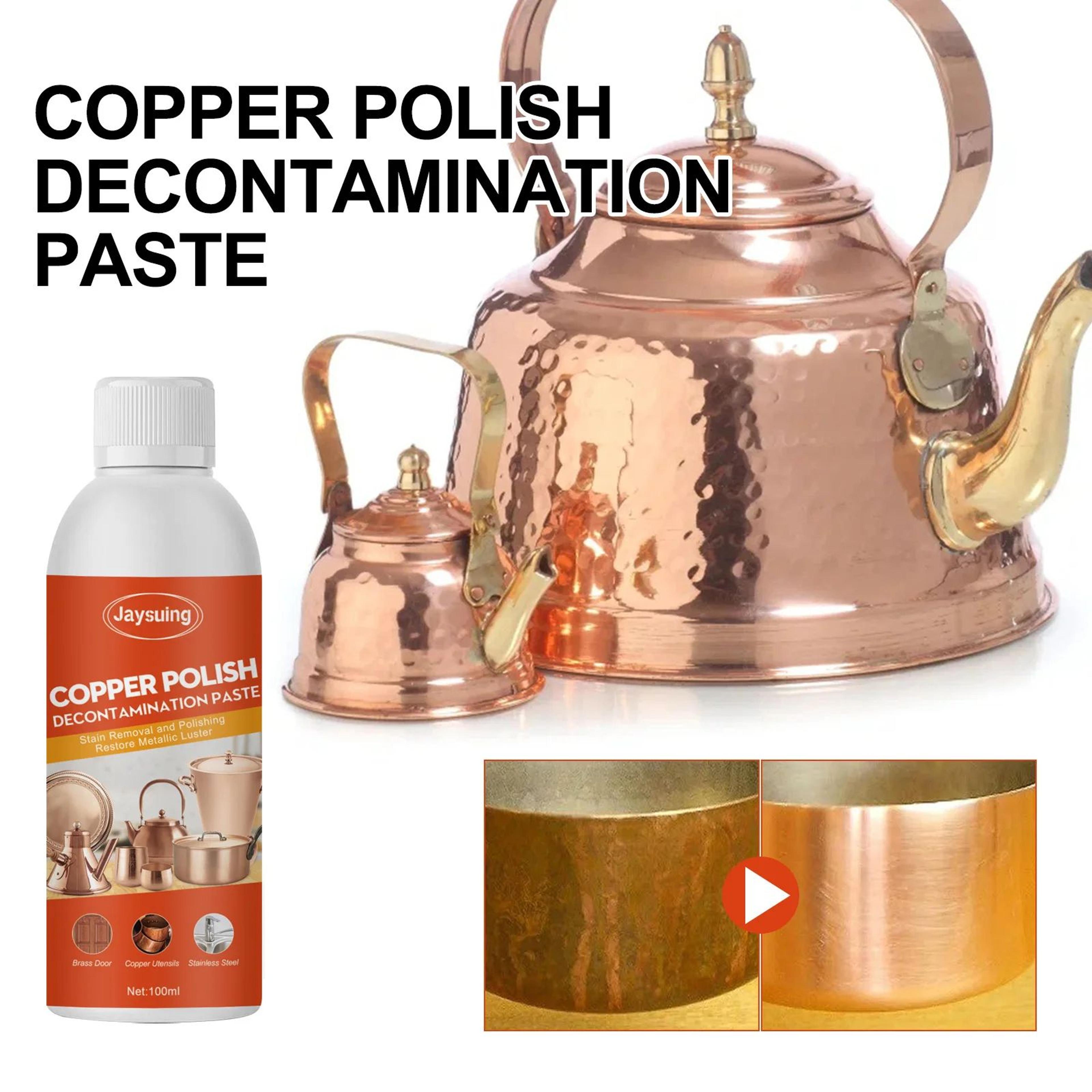 brass and copper tarnish remover for metal polishing
