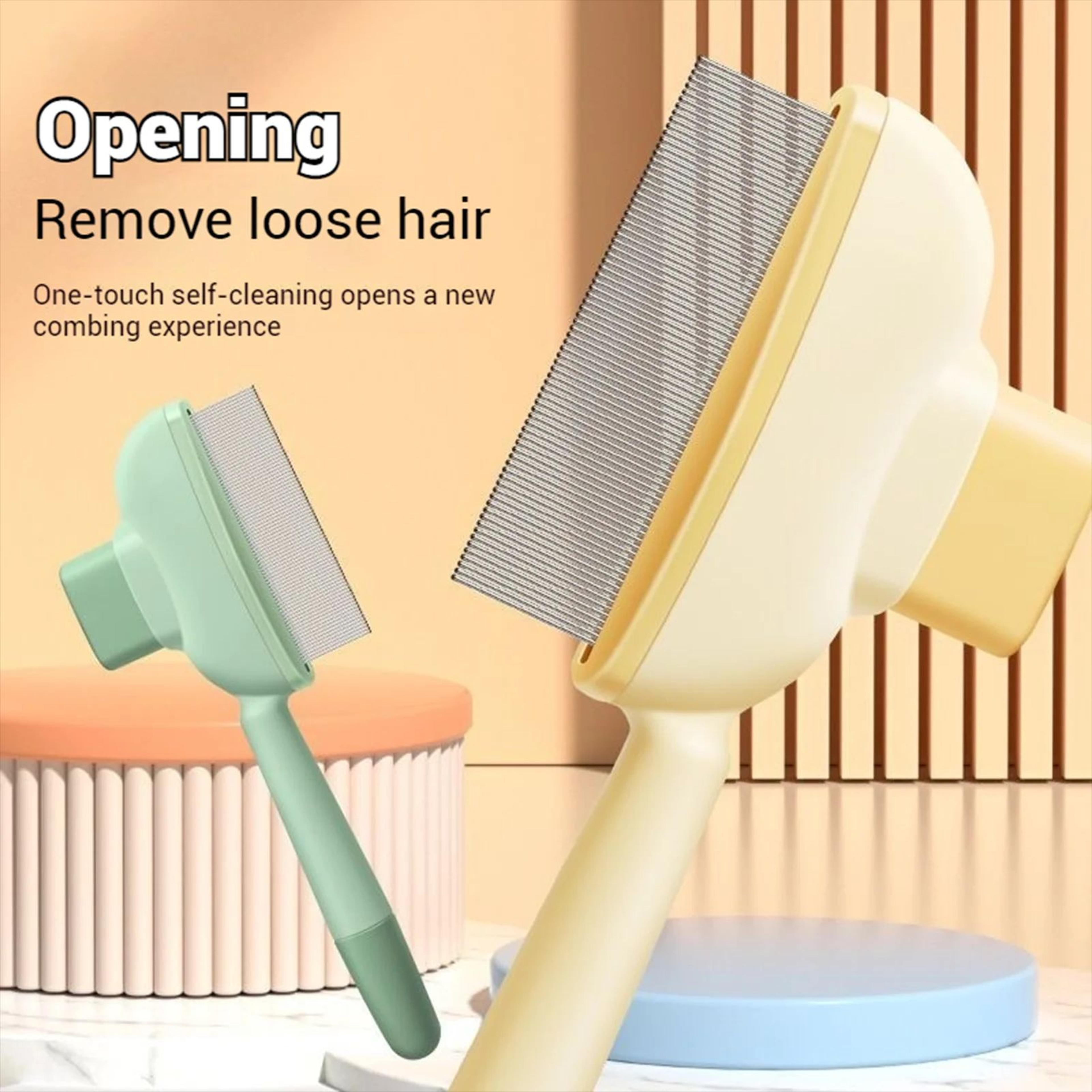 pet hair removal grooming and bathing brush