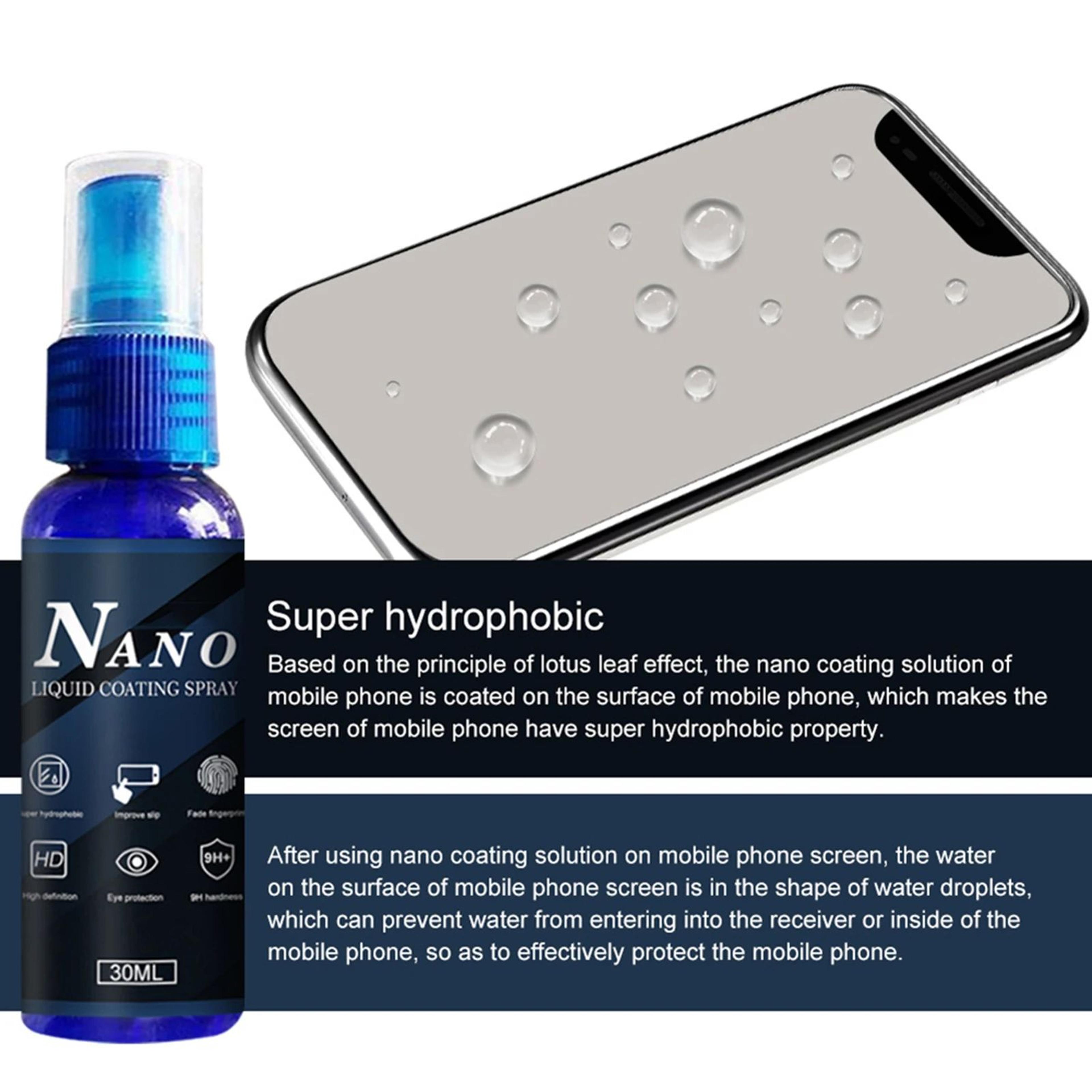 nano screen protector spray for monitors and displays