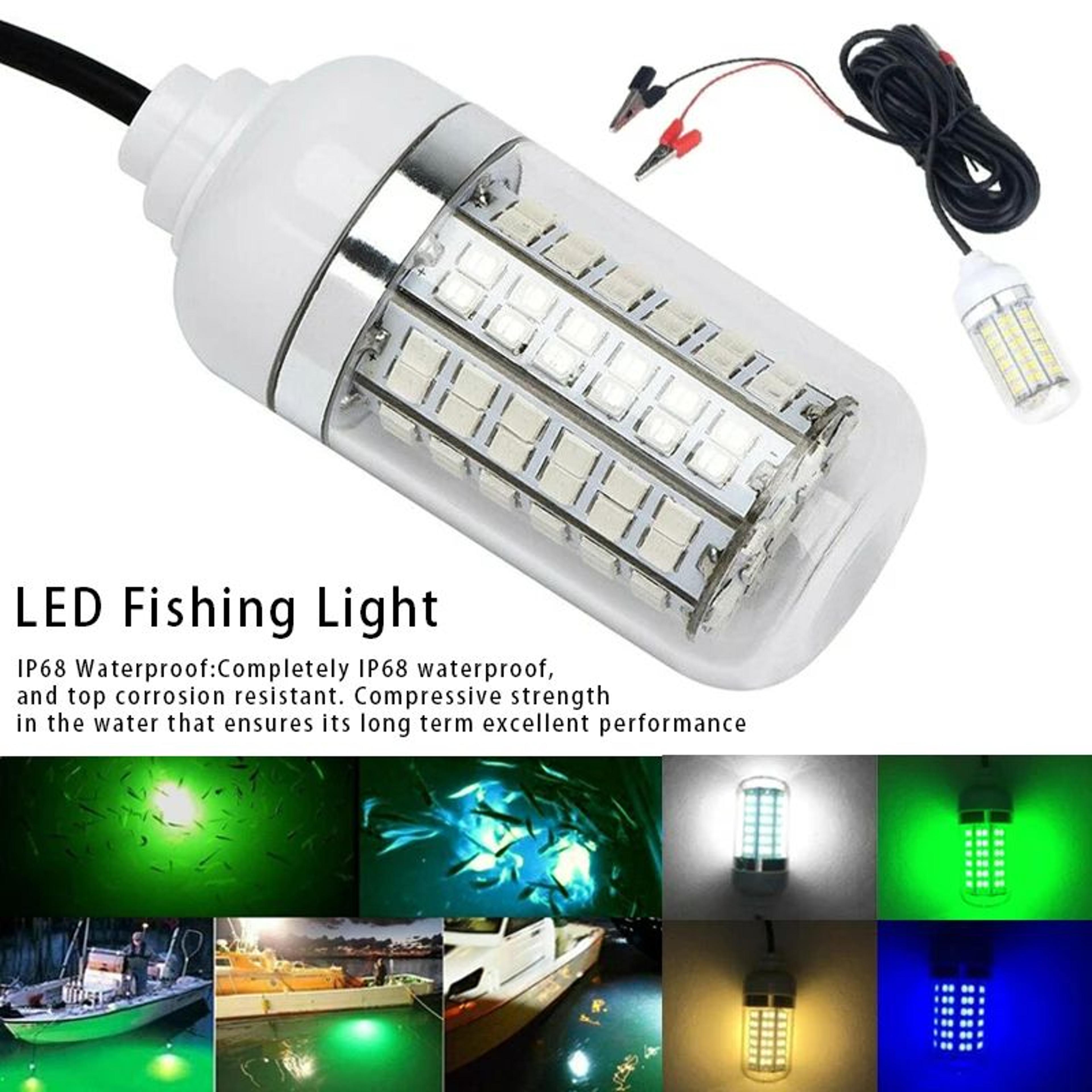 submersible underwater fishing bait light