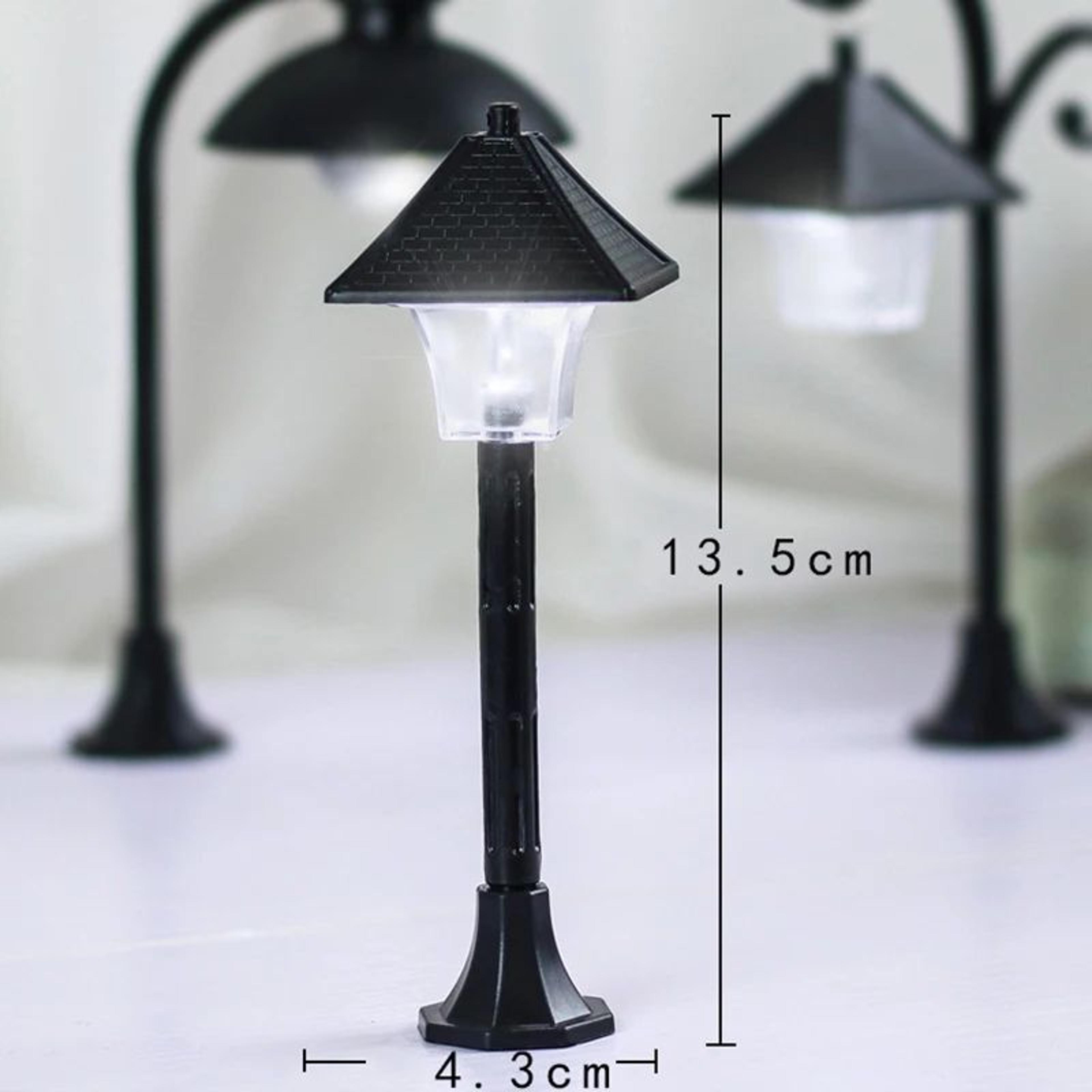 miniature street light lamp post for railway and diorama scenes