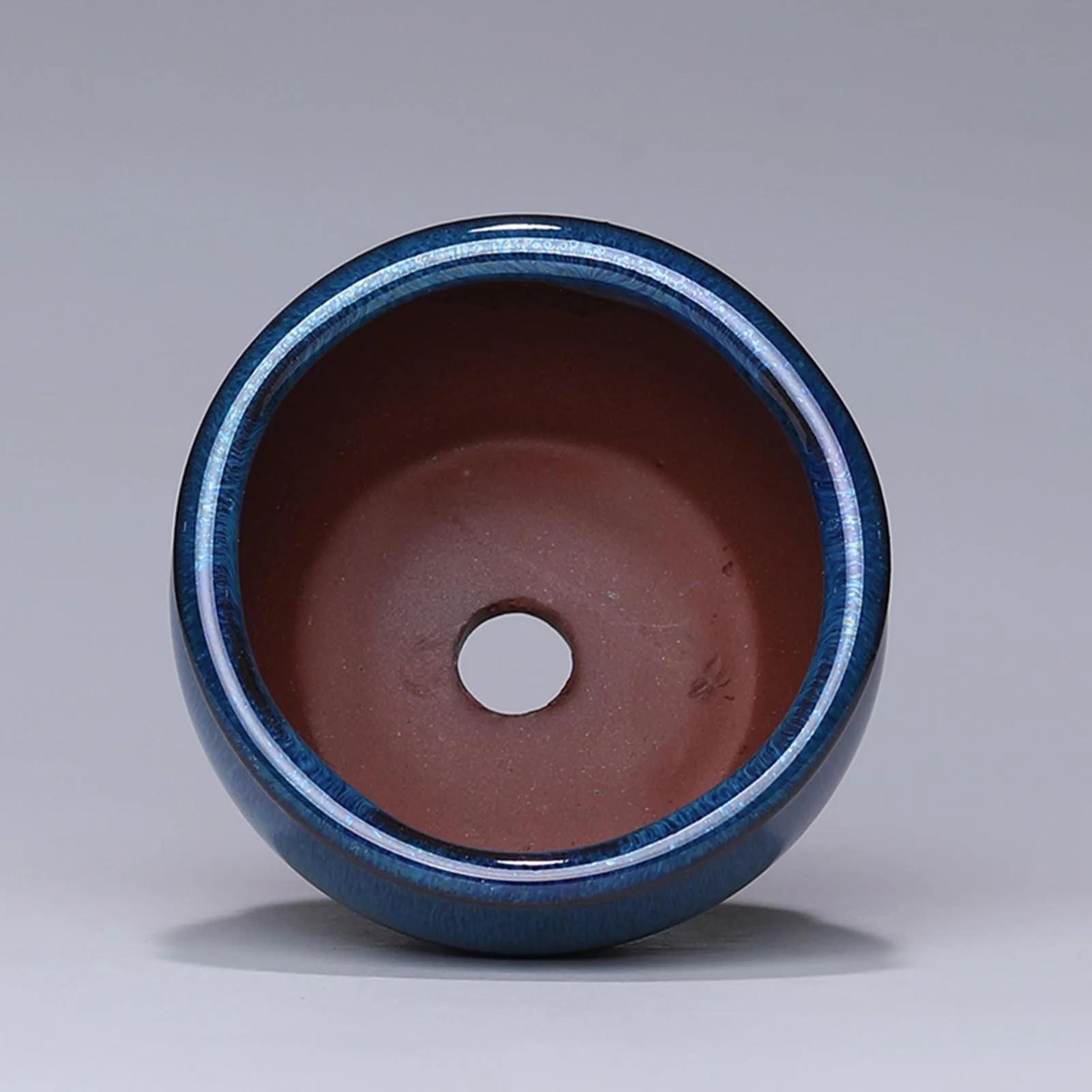 small glazed ceramic succulent flower pot for indoor plants