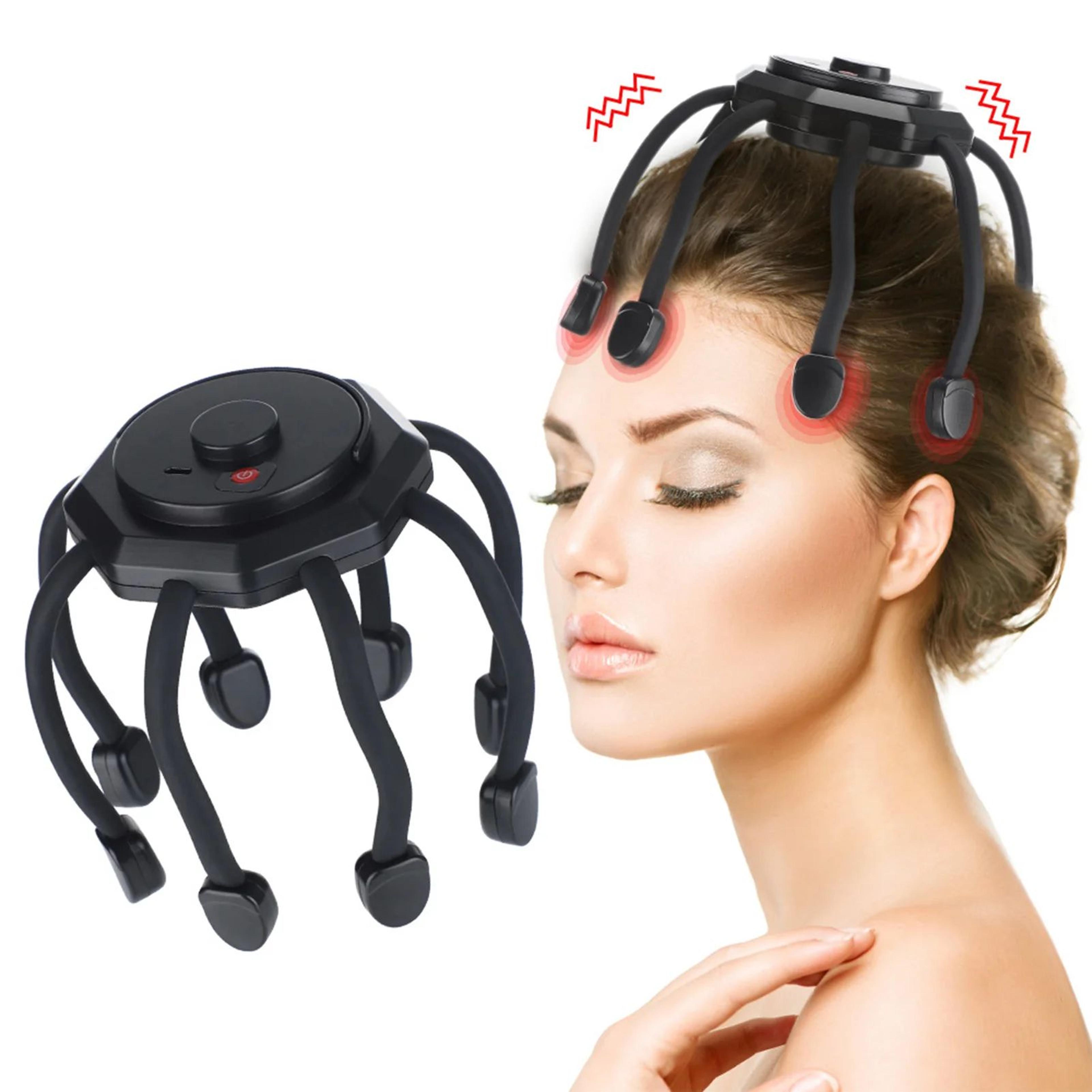 cordless electric scalp massager for deep relaxation