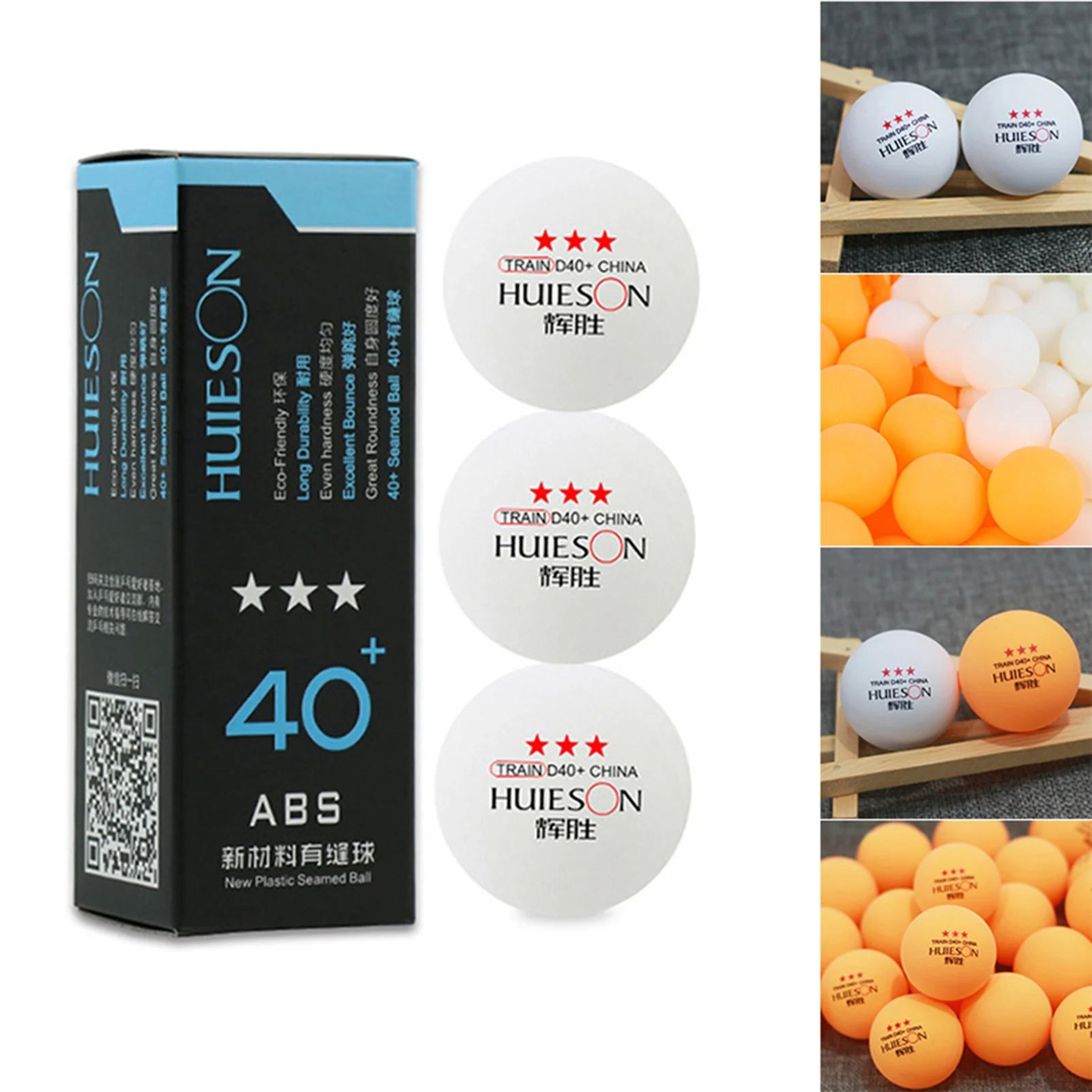 3pcs high performance abs table tennis training balls