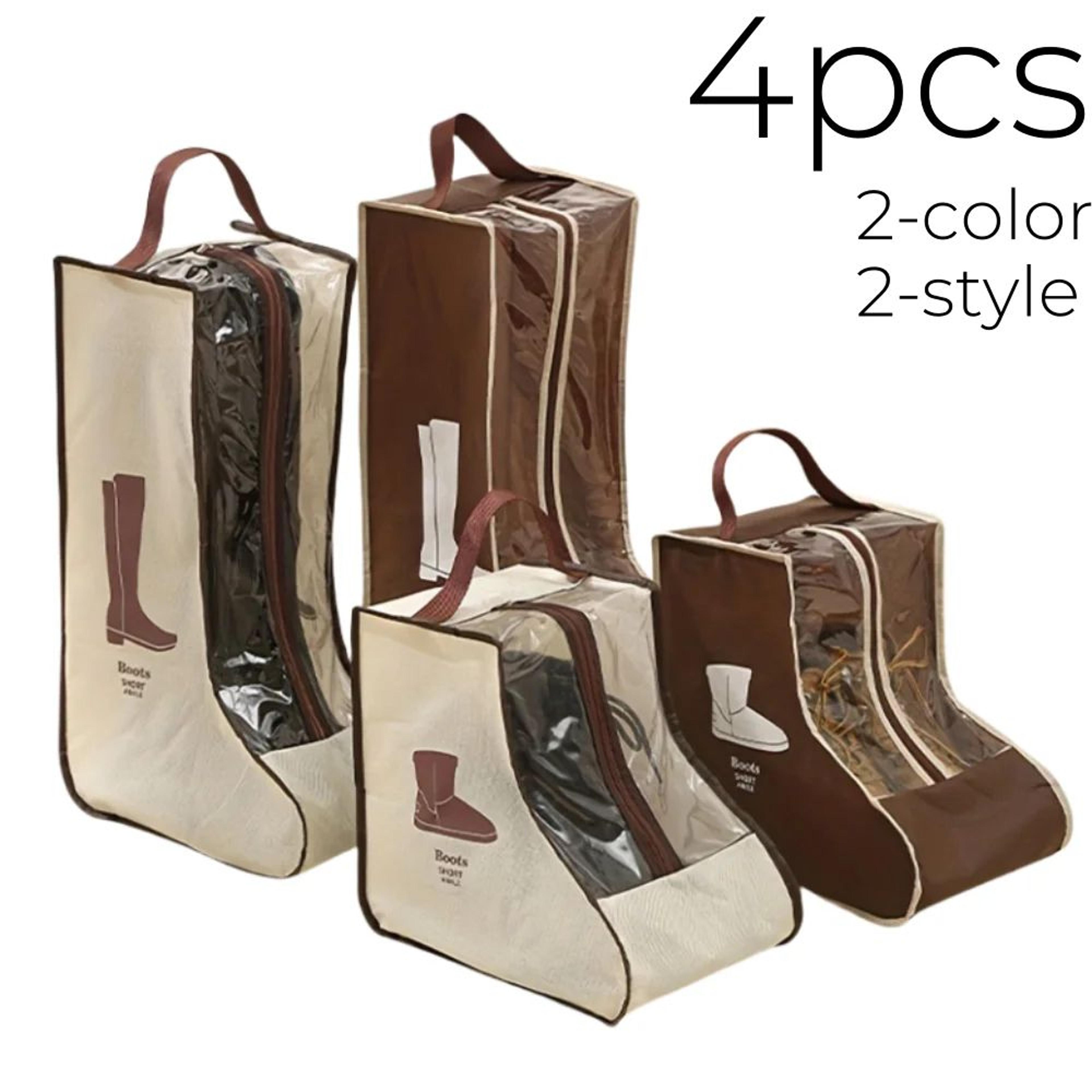 dustproof boot storage bag with handle for travel and home