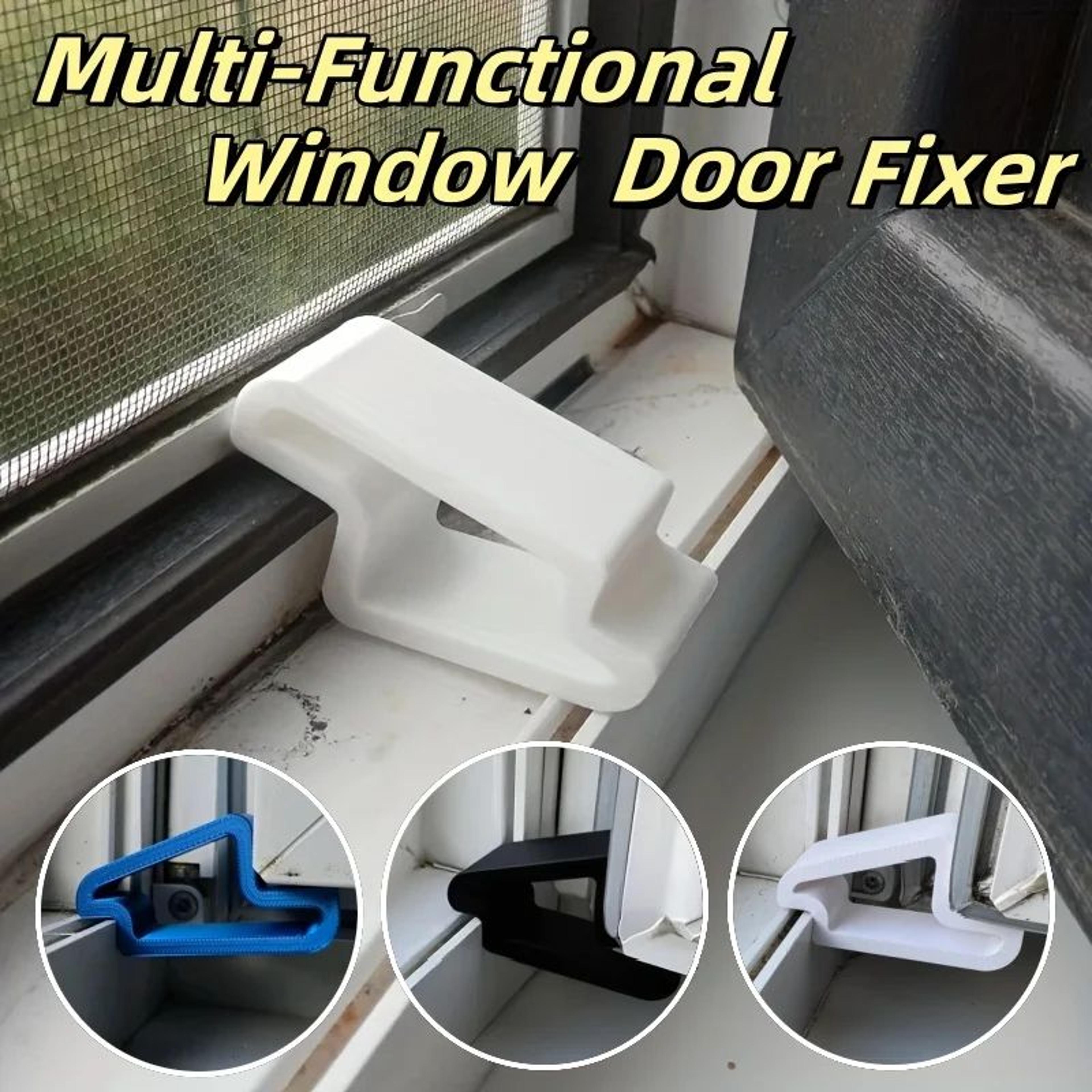 plastic window track stoppers anti collision clip fixer set