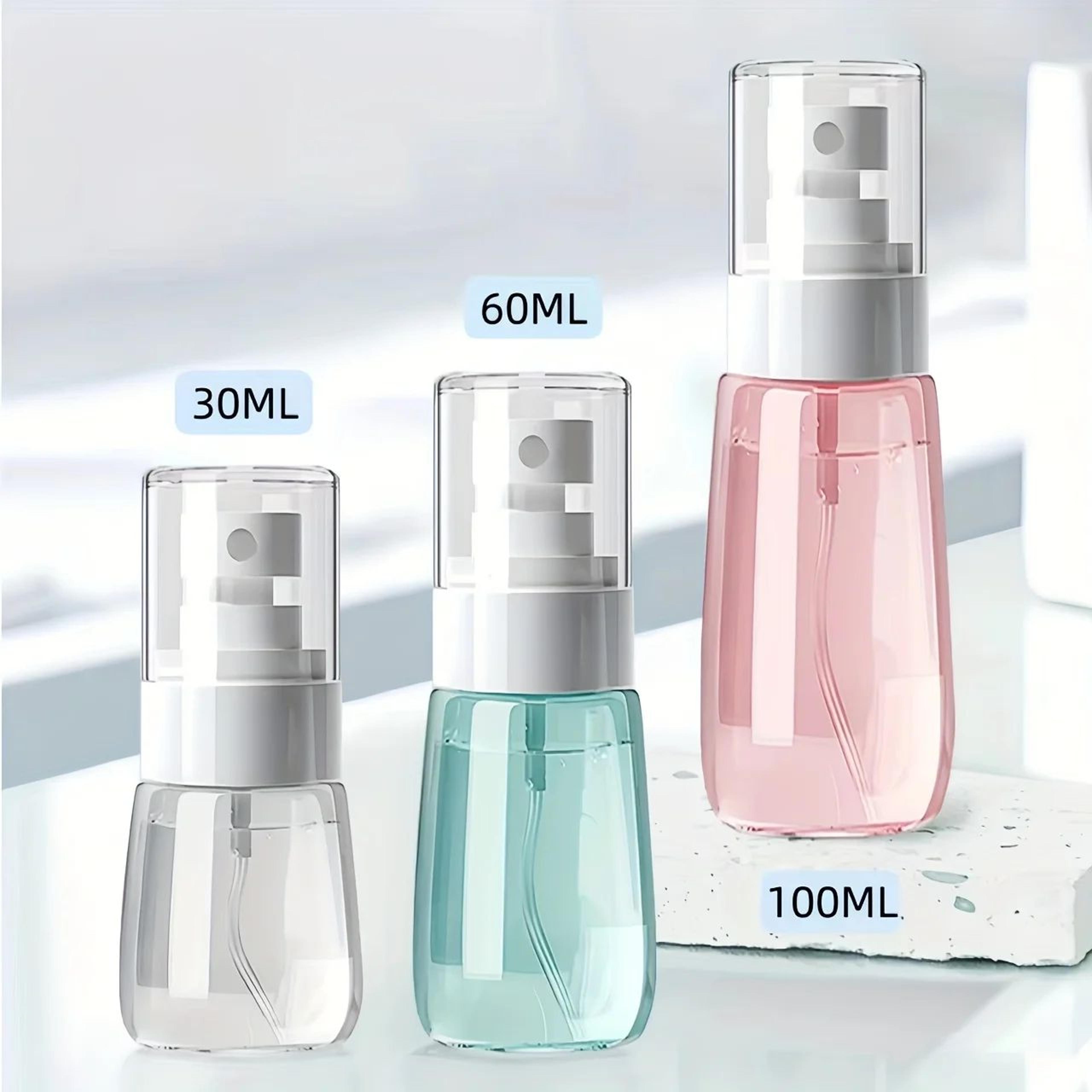 2 pack refillable mini fine mist spray bottles for travel