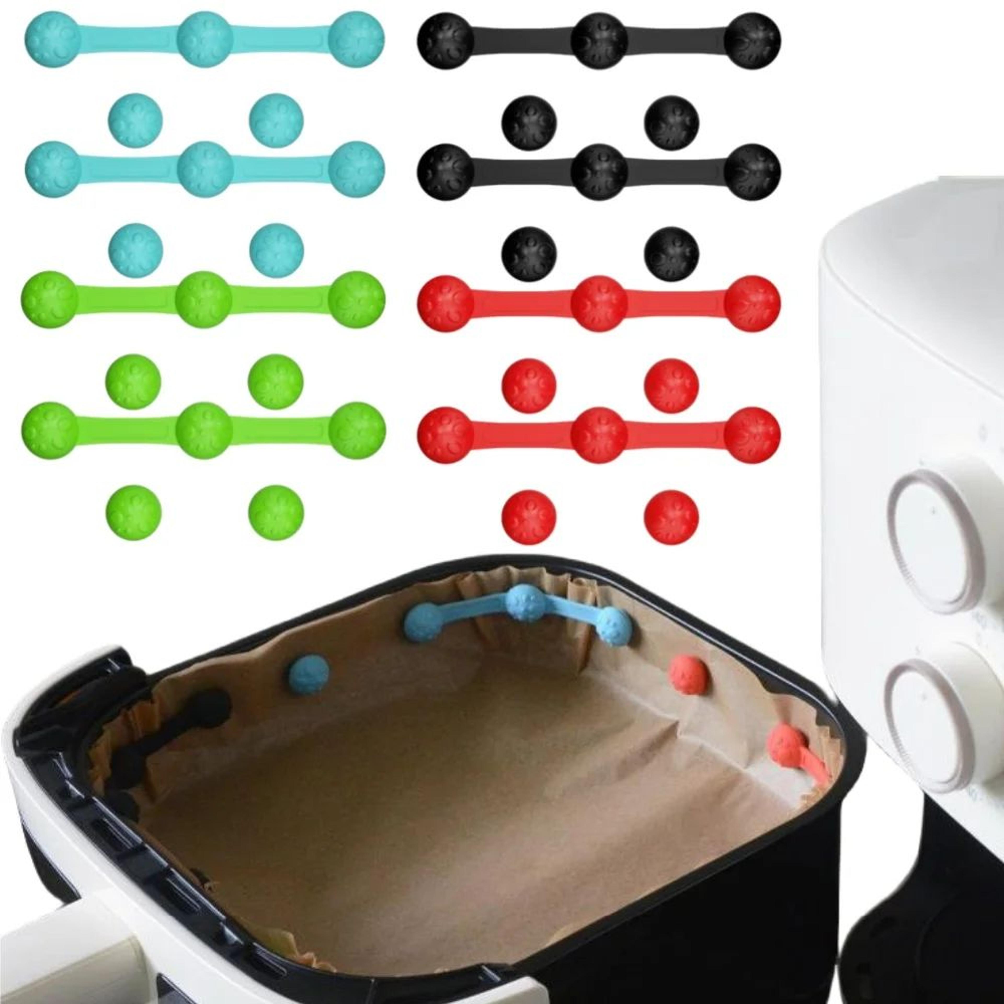 silicone magnetic air fryer liner clips for parchment paper