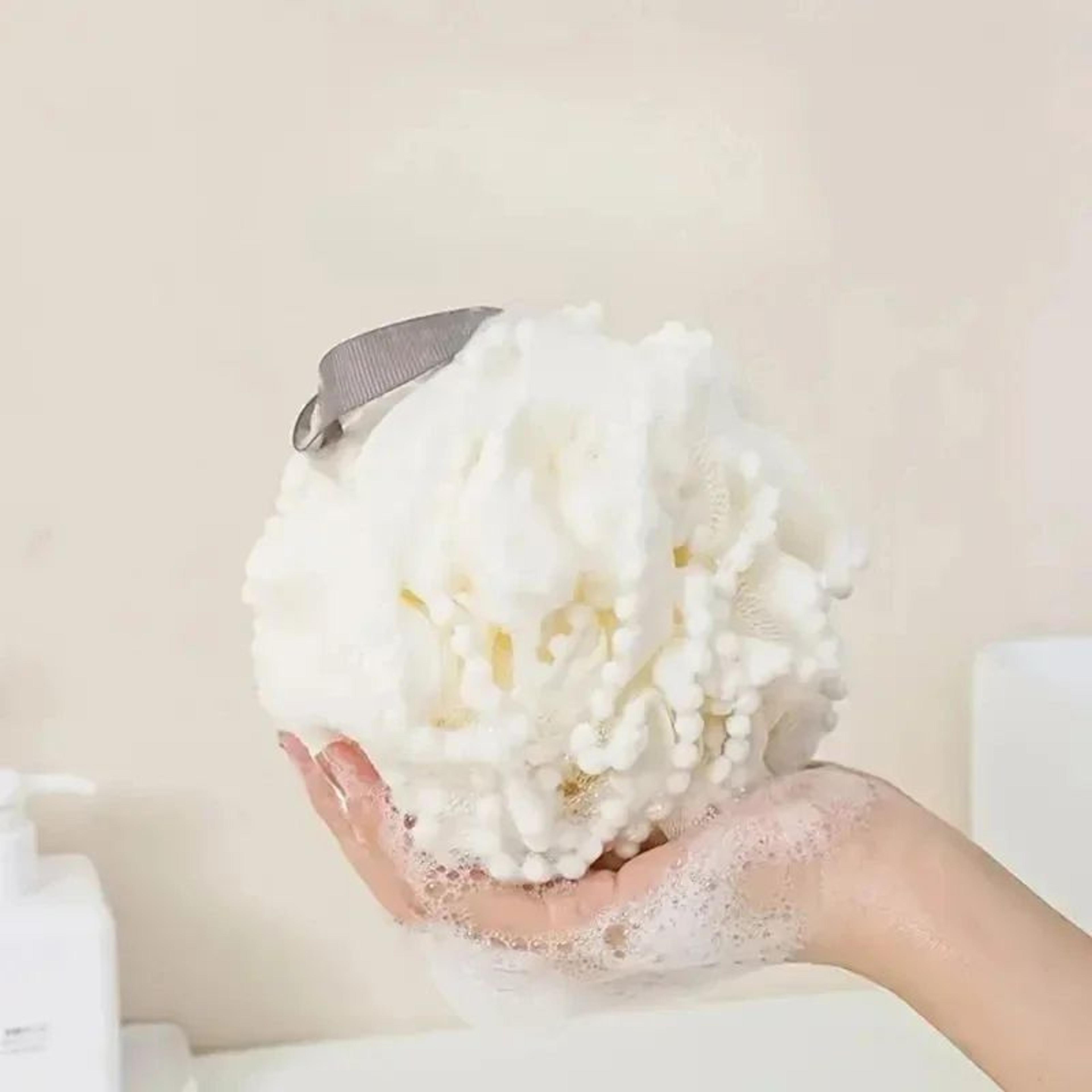 soft foam sponge stick body scrubber for shower and bath