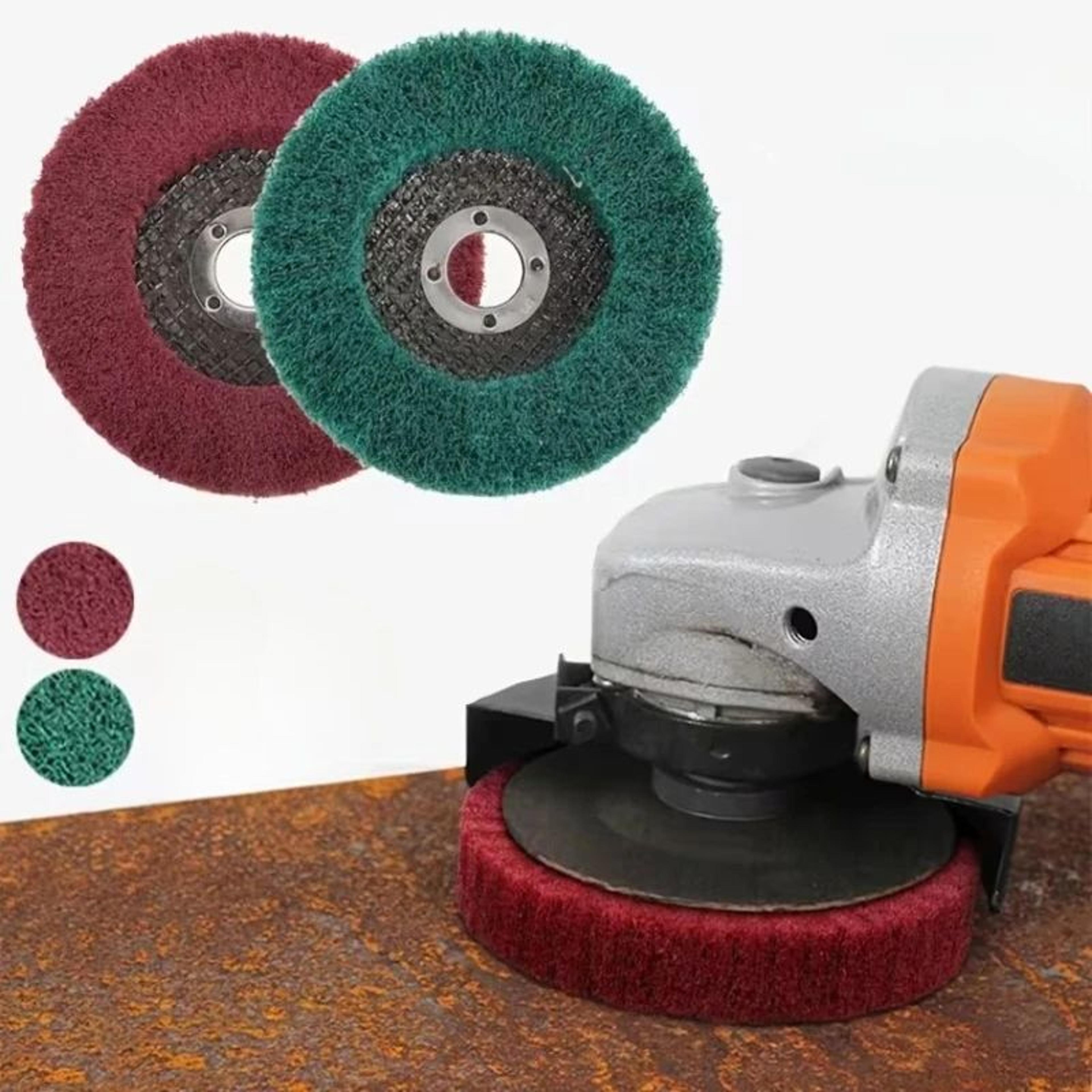nylon fiber flap wheel for metal polishing and rust removal