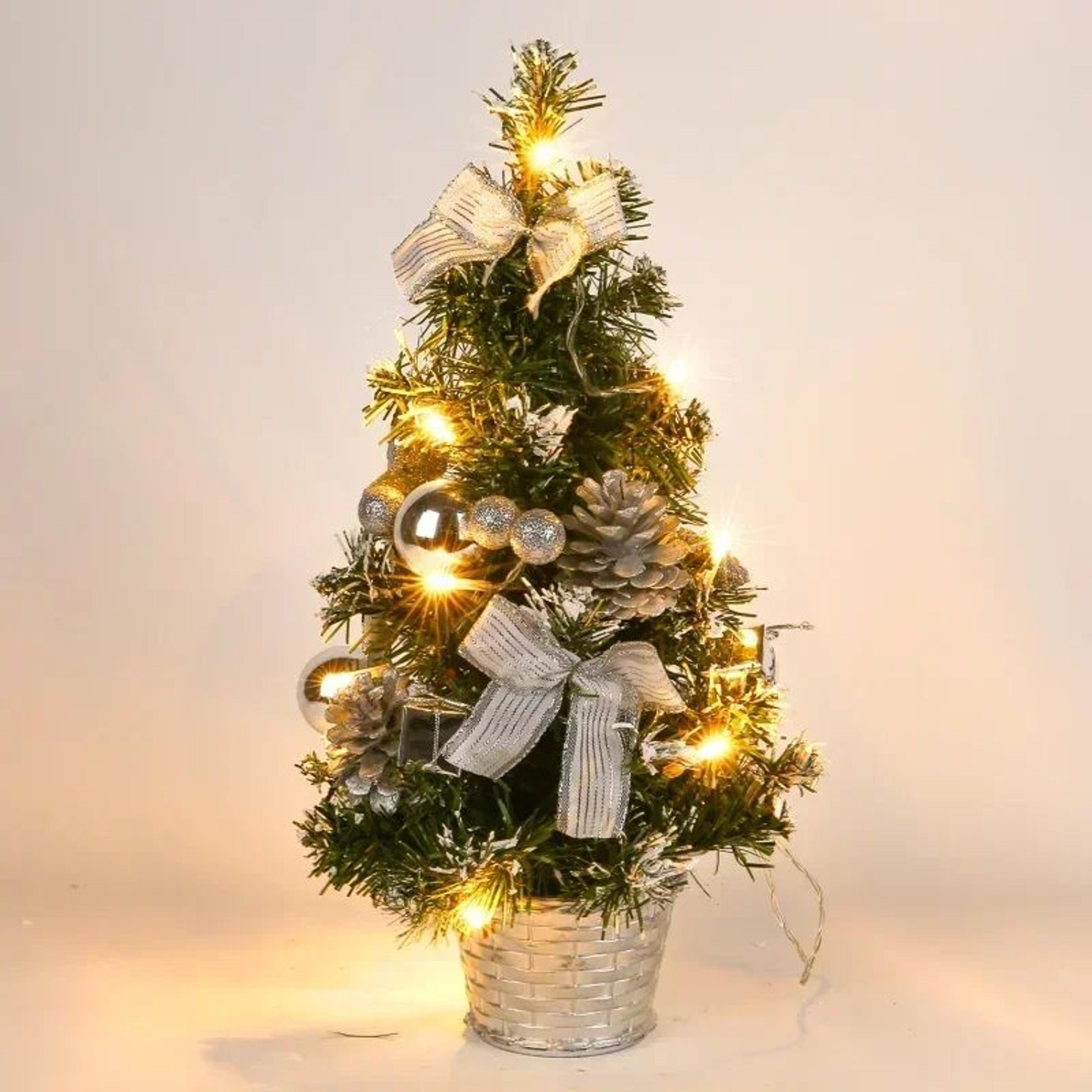 40cm led mini christmas tree night light decoration