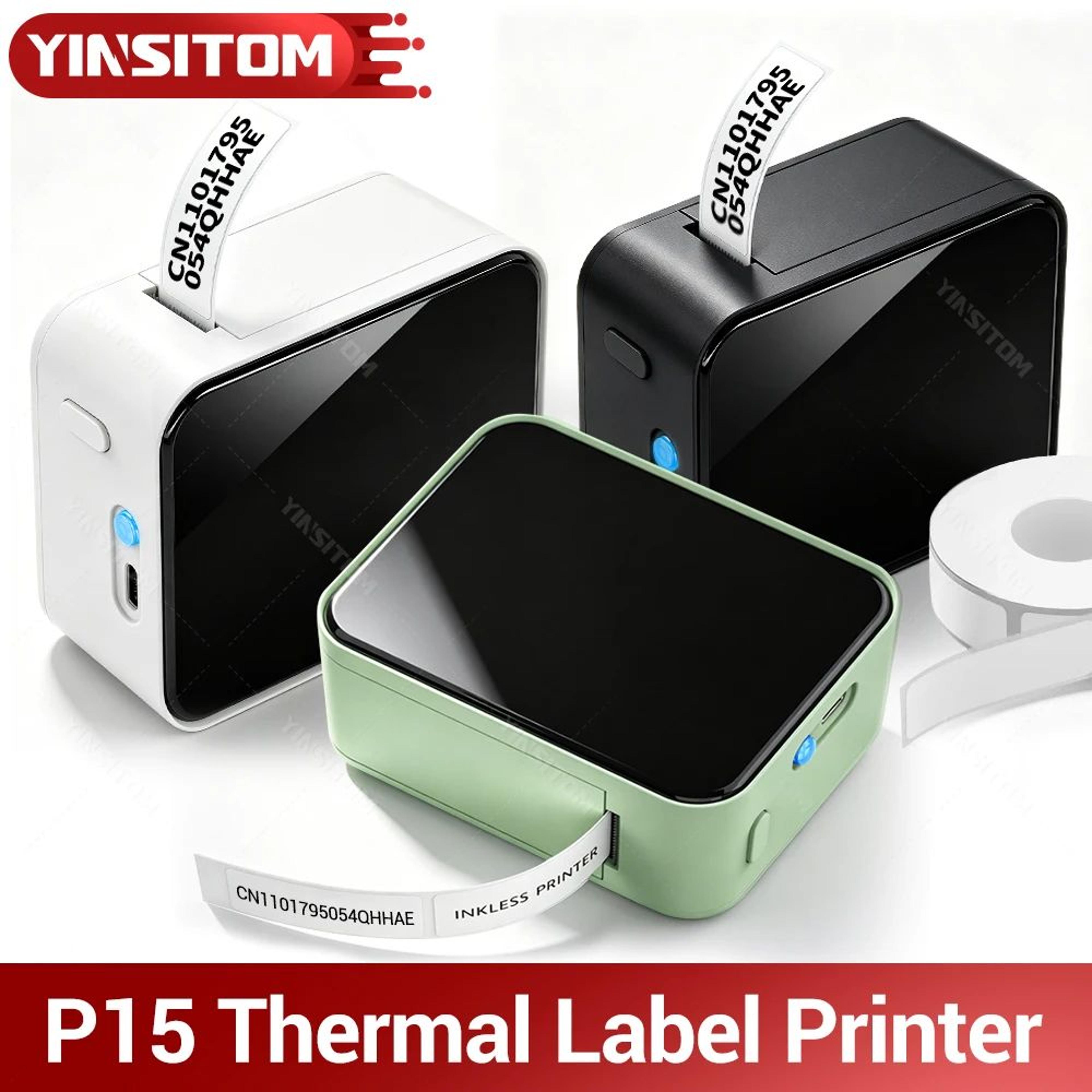 p15 mini portable bluetooth thermal label printer for home and office