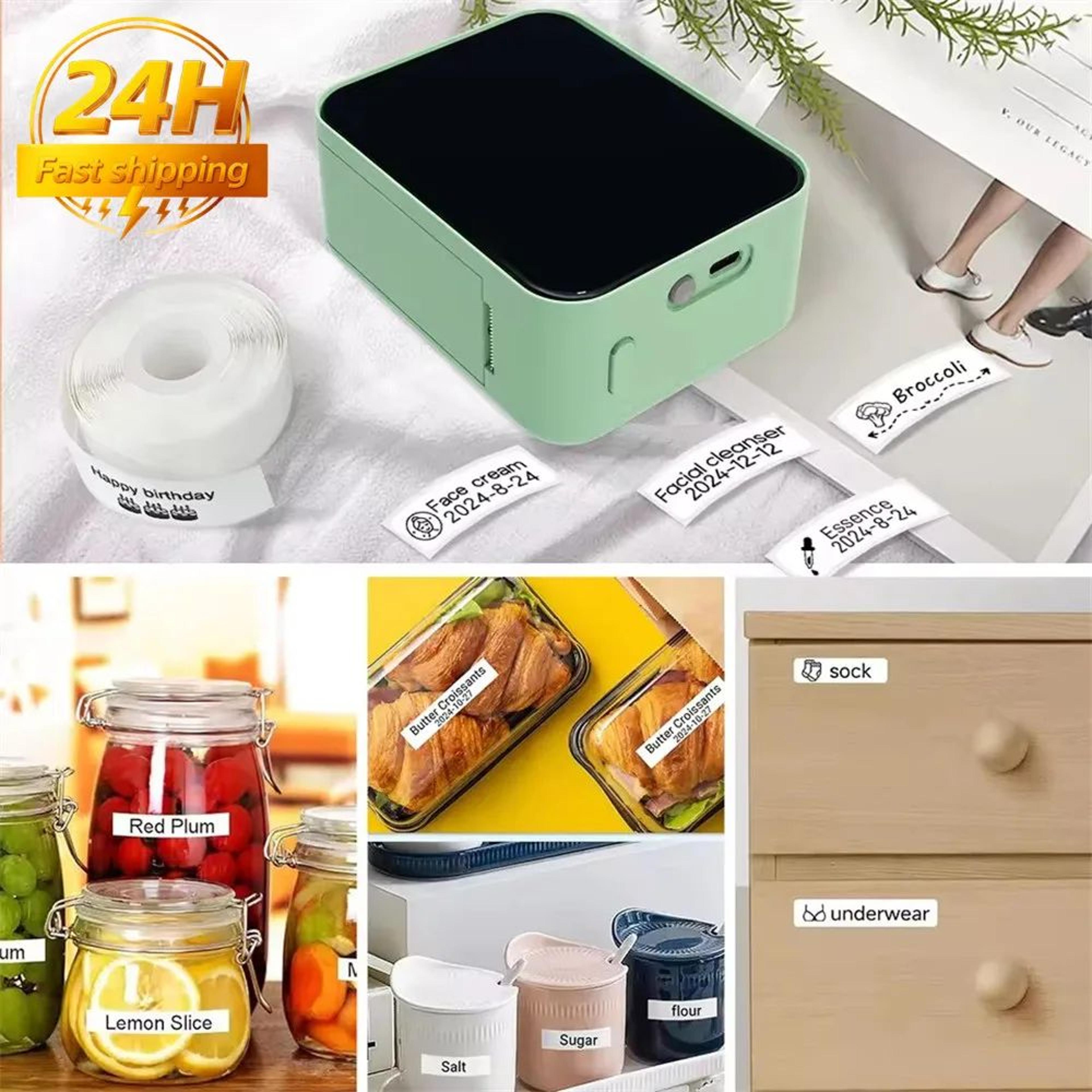 p15 mini portable bluetooth inkless thermal label printer