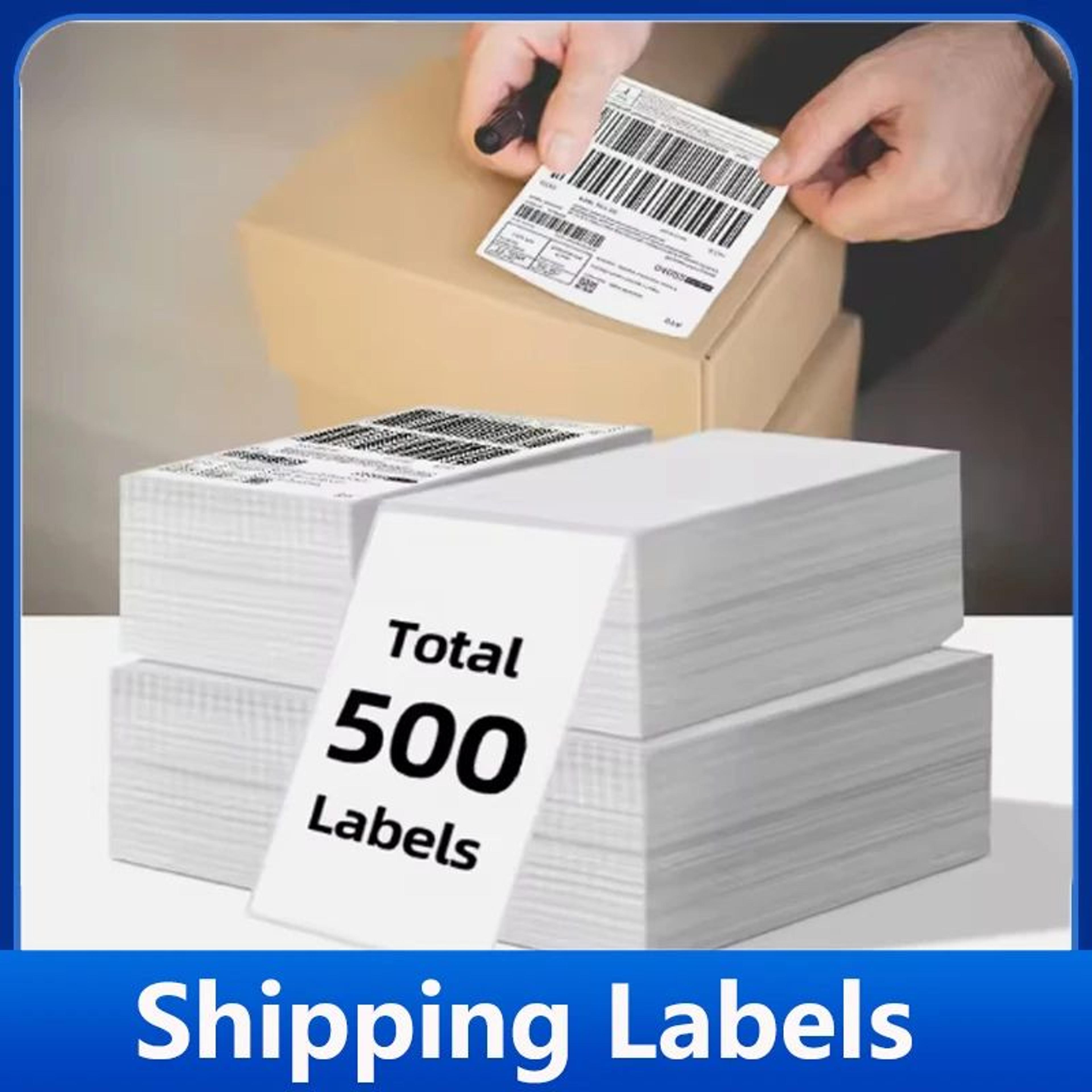 4x6 inch self adhesive waterproof thermal shipping labels