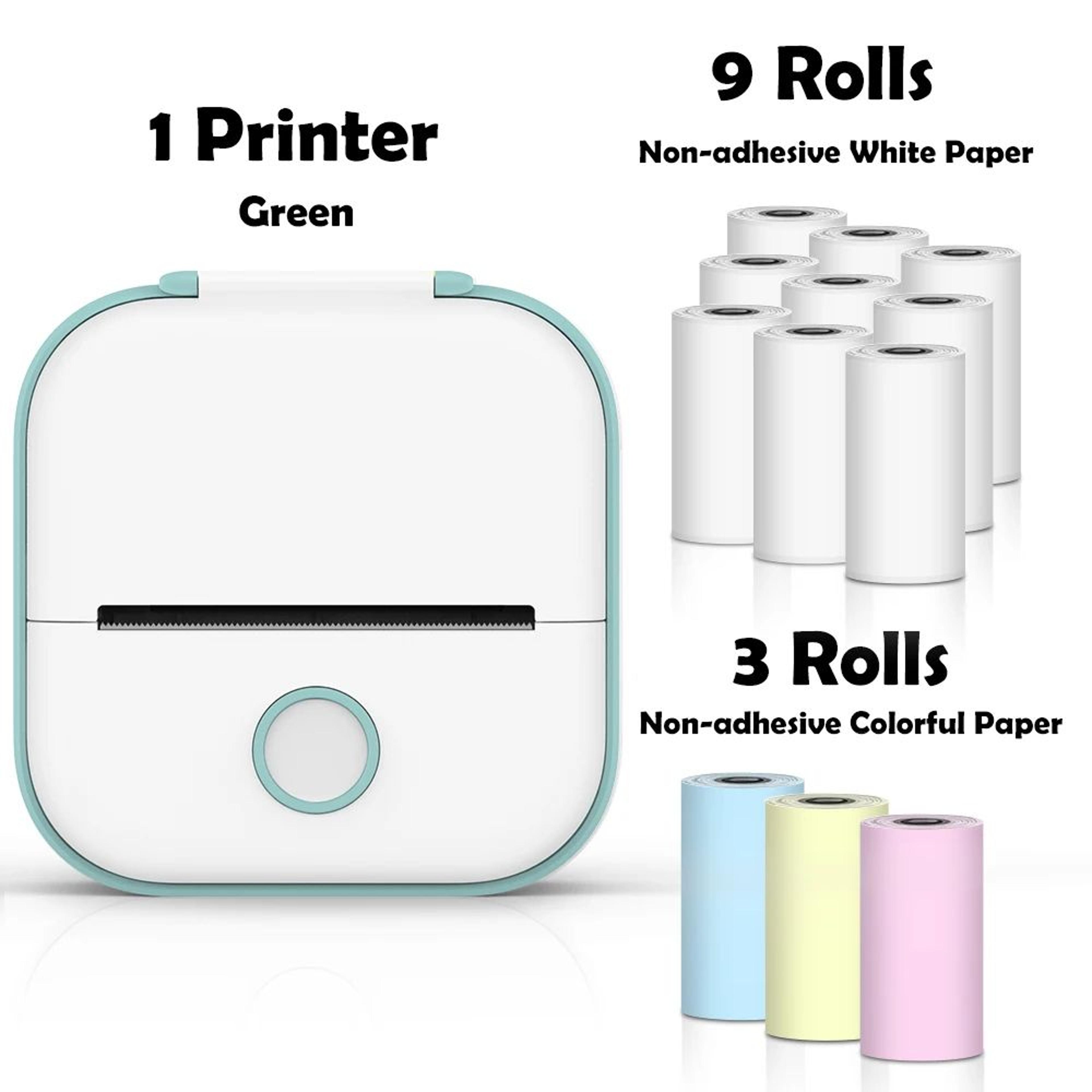 phomemo t02 mini wireless thermal sticker printer for journals and diy