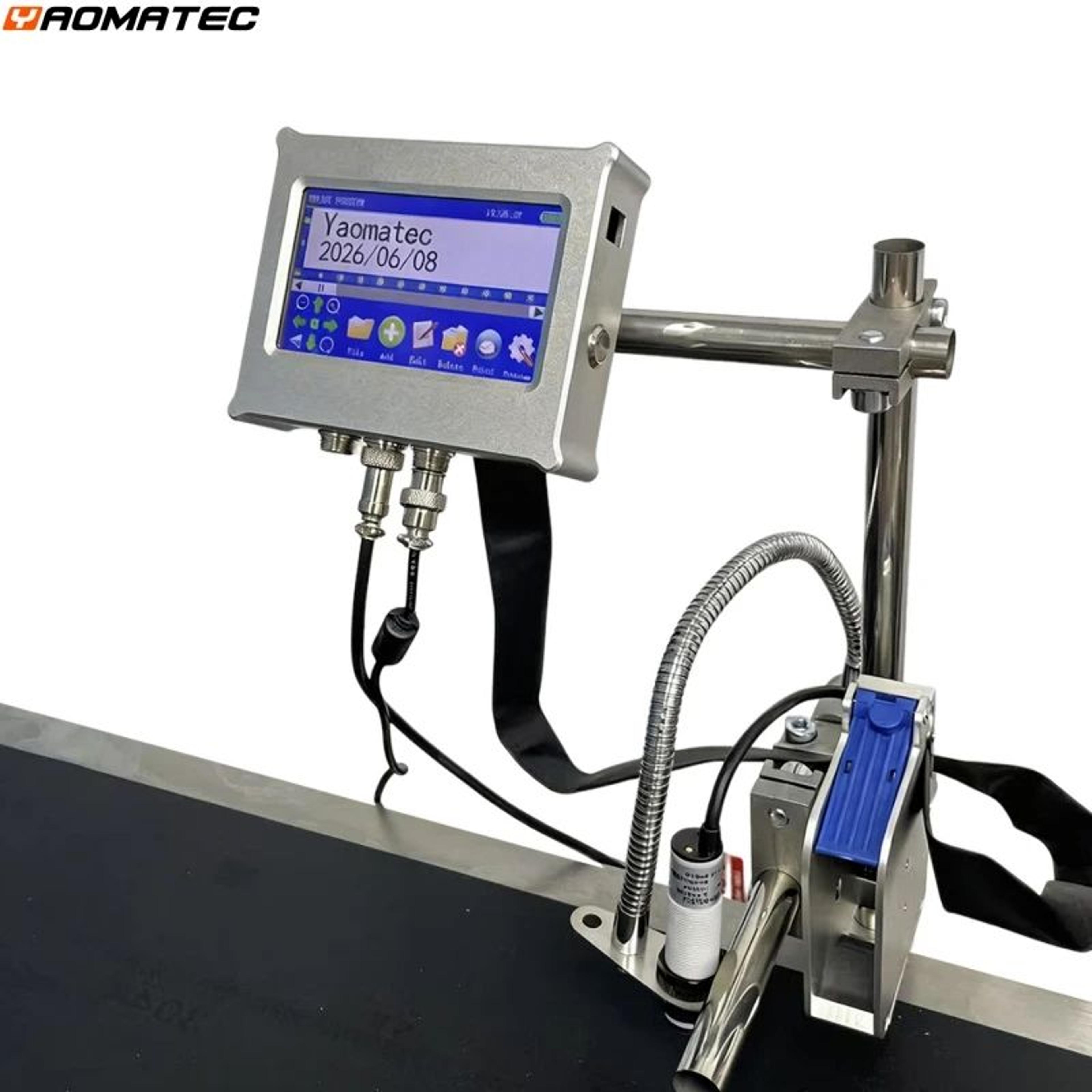 y45l automatic tij inkjet coding printer with 28 language support
