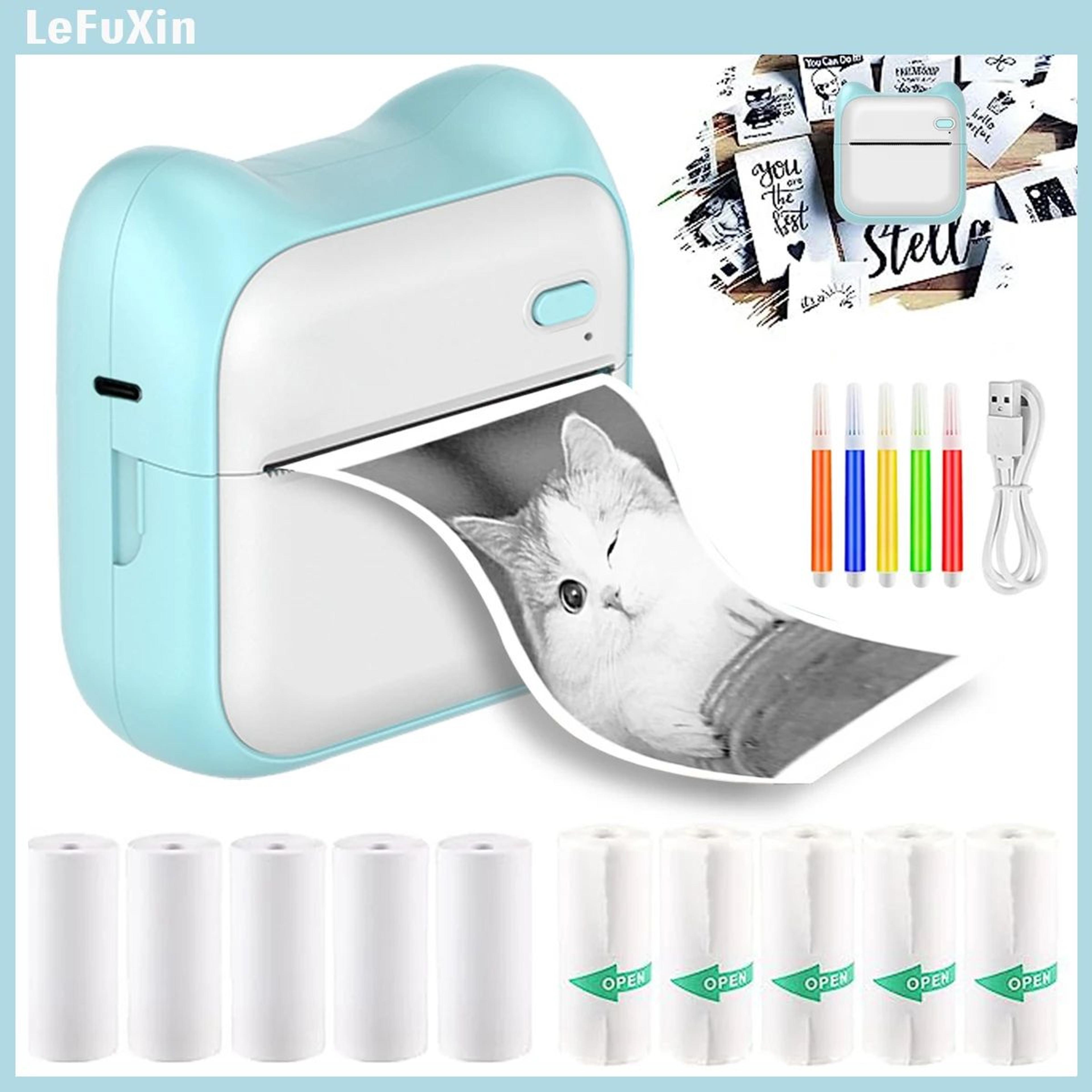 portable mini thermal sticker printer for android and ios