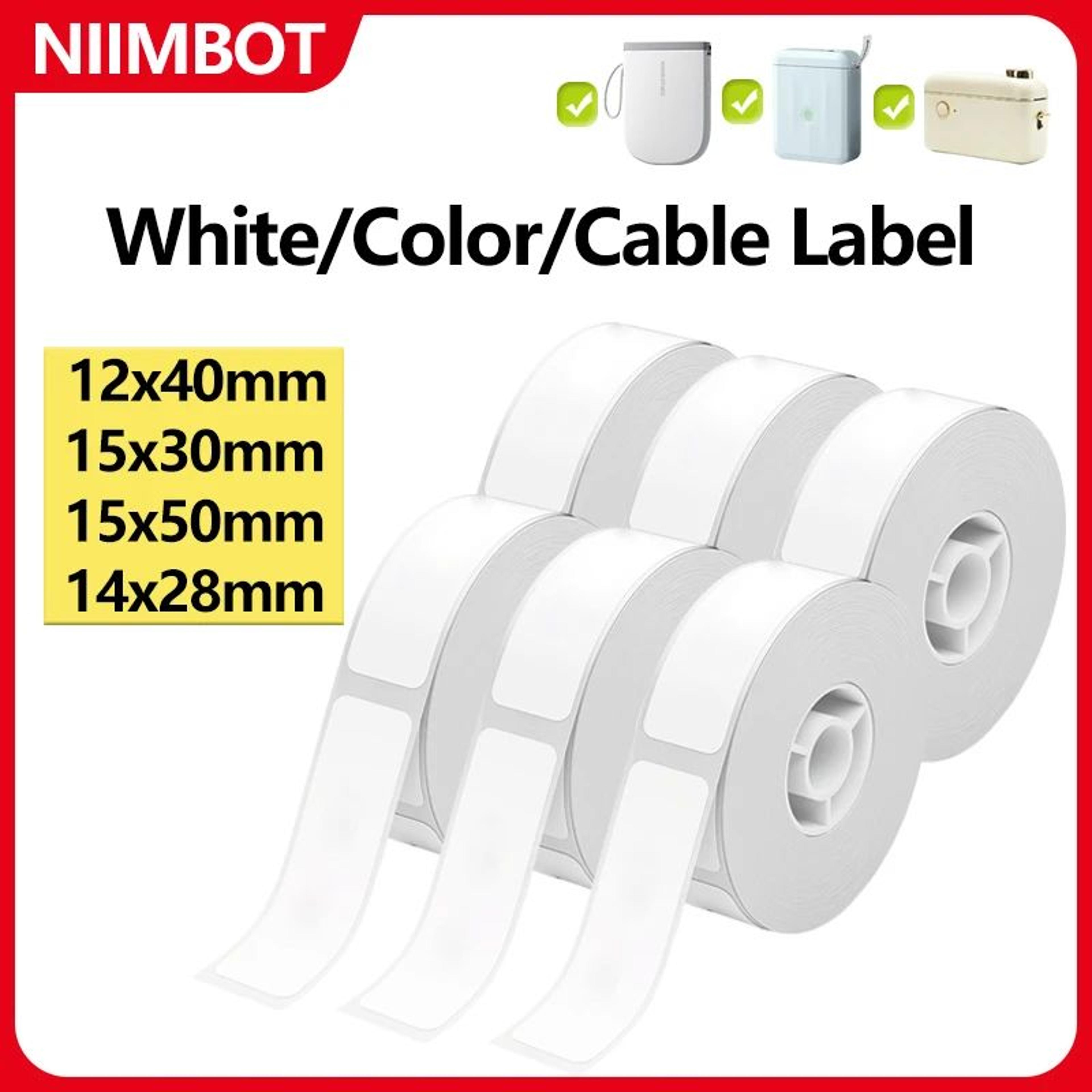 niimbot d110 d11 waterproof thermal label roll for everyday organization