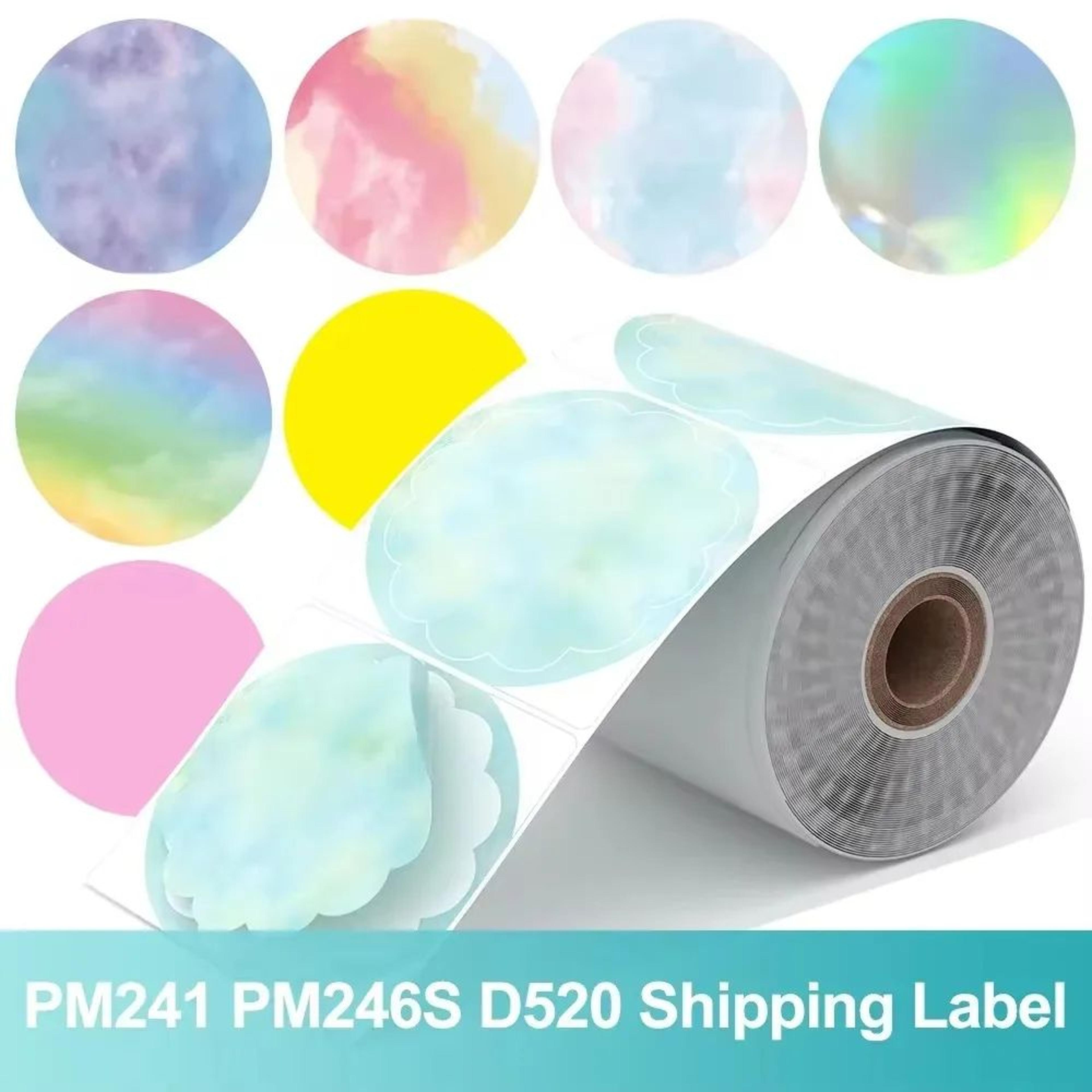 phomemo round waterproof thermal sticker labels 500 to 1000 pieces