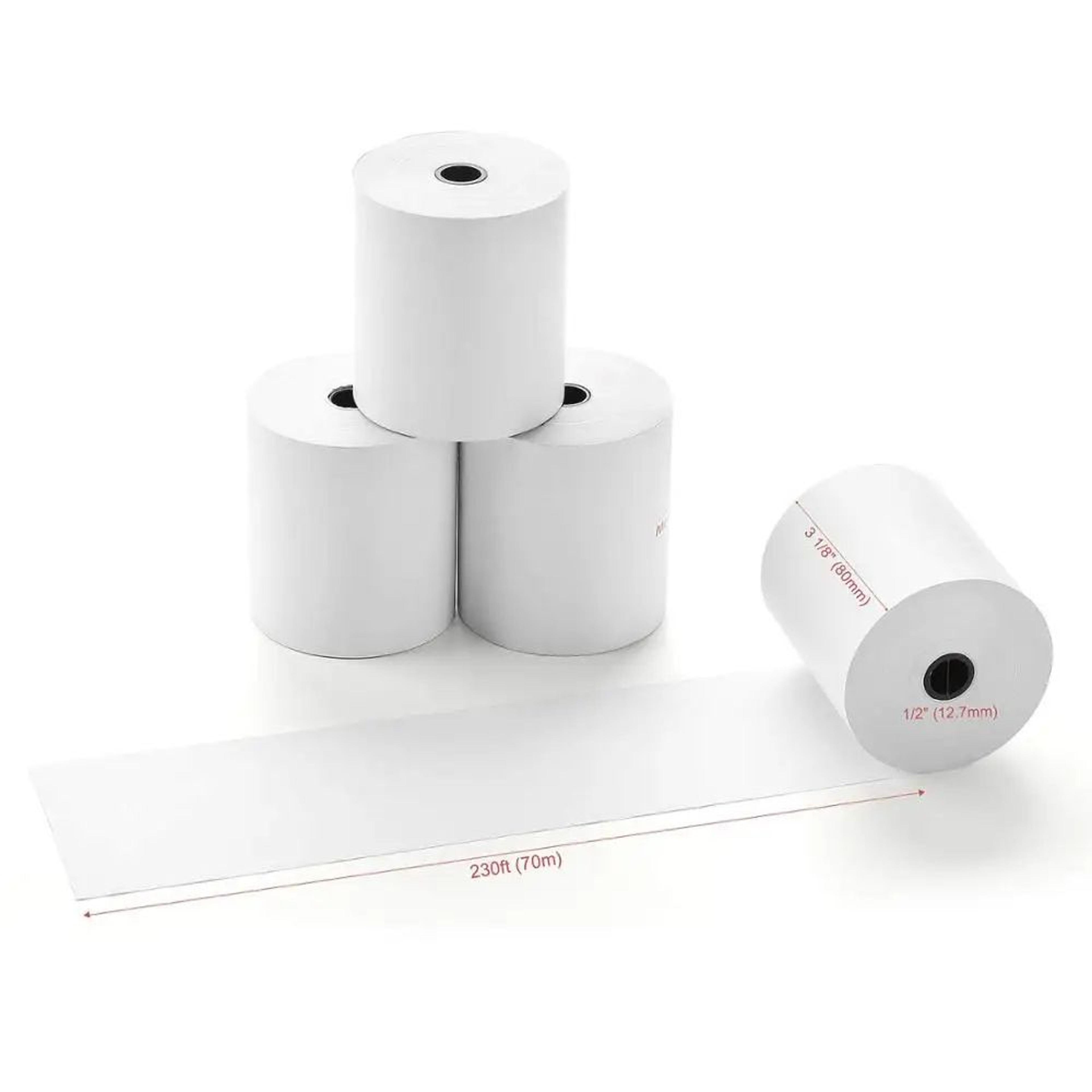 netum thermal receipt paper rolls 58mm or 80mm pack of 10