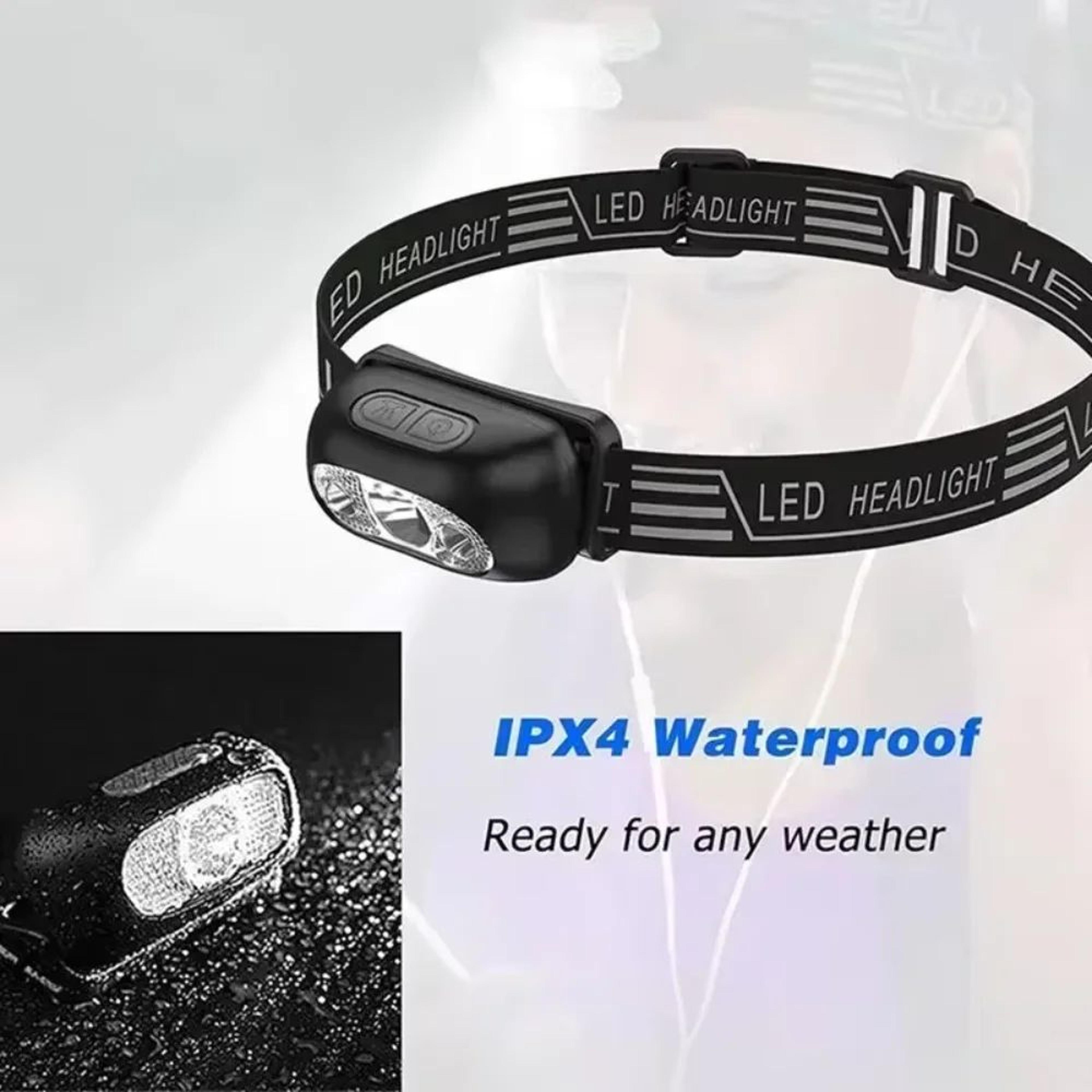 homefish rechargeable led sensor headlamp for camping hiking and fishing