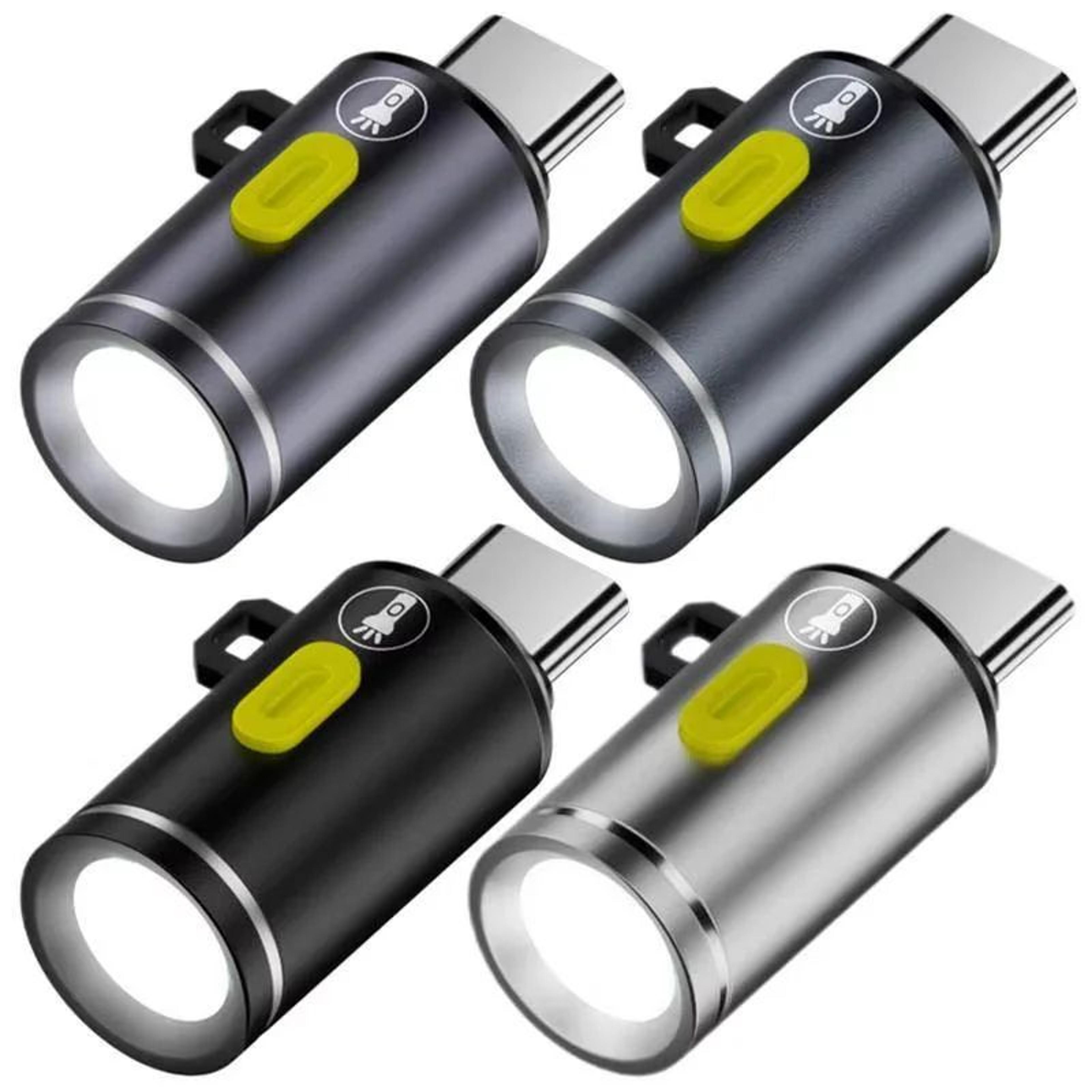 portable usb type c led pocket flashlight for camping and outdoor use