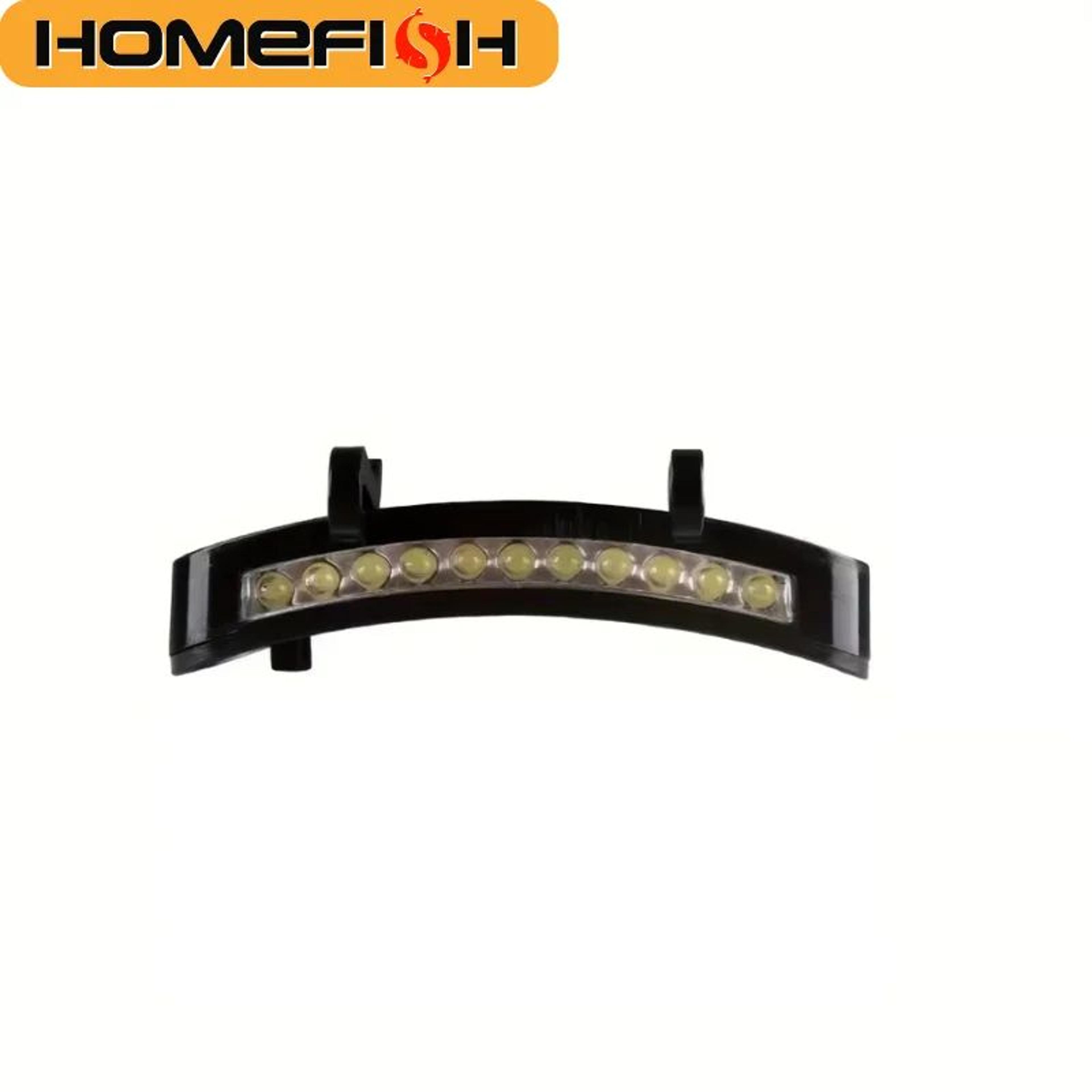 homefish led clip on cap light for fishing and camping