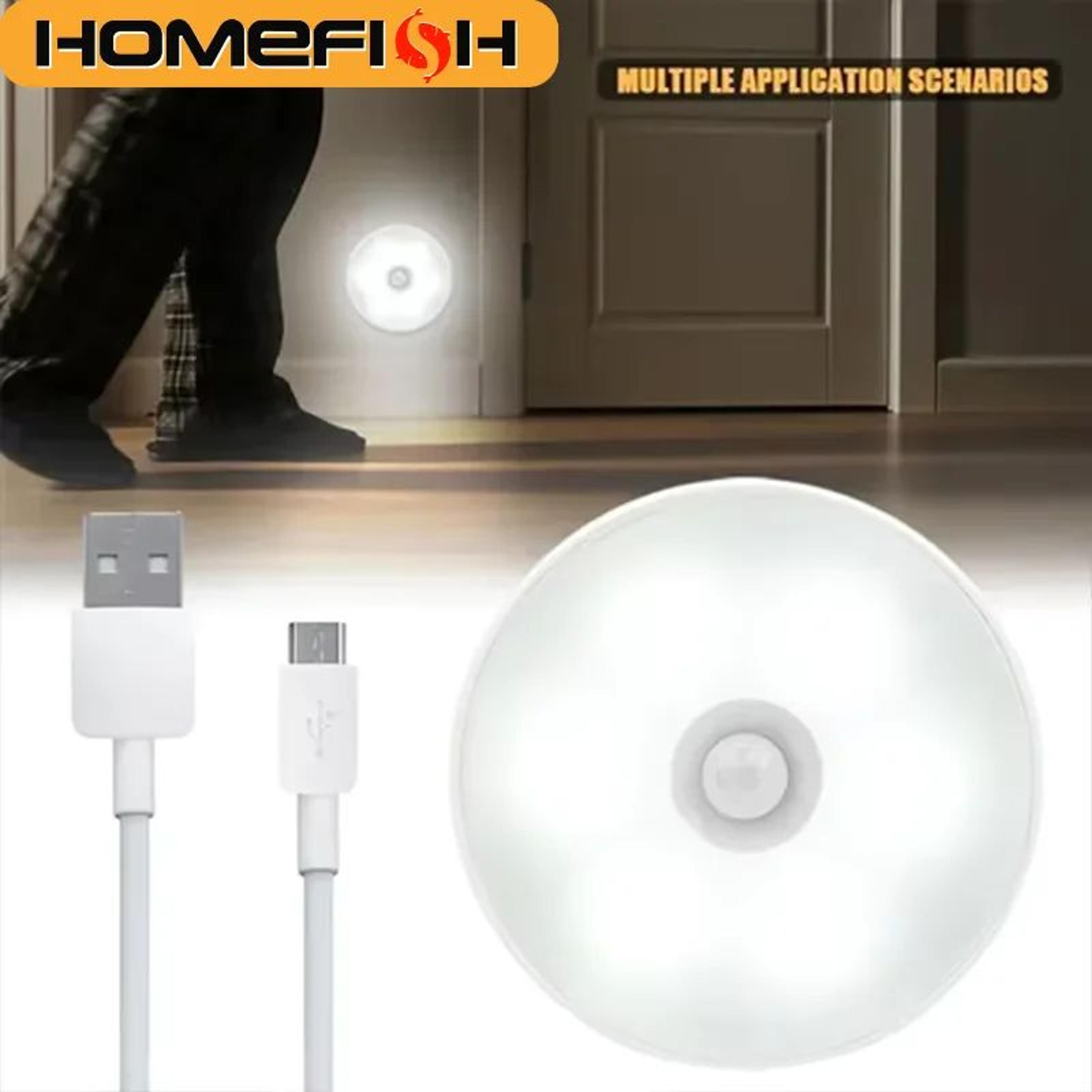 homefish usb rechargeable motion sensor led closet light