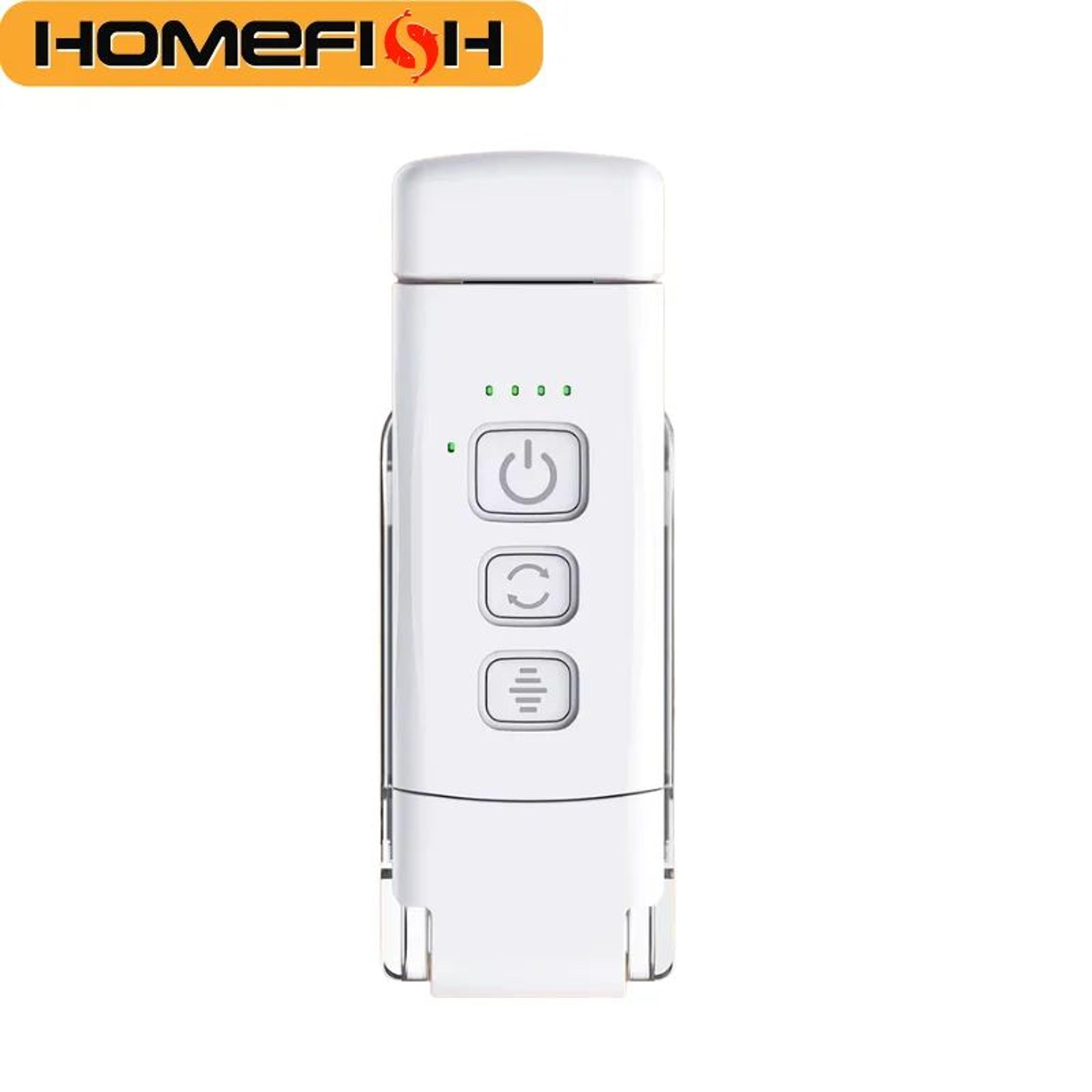 homefish rechargeable clip on book light with timer and adjustable brightness