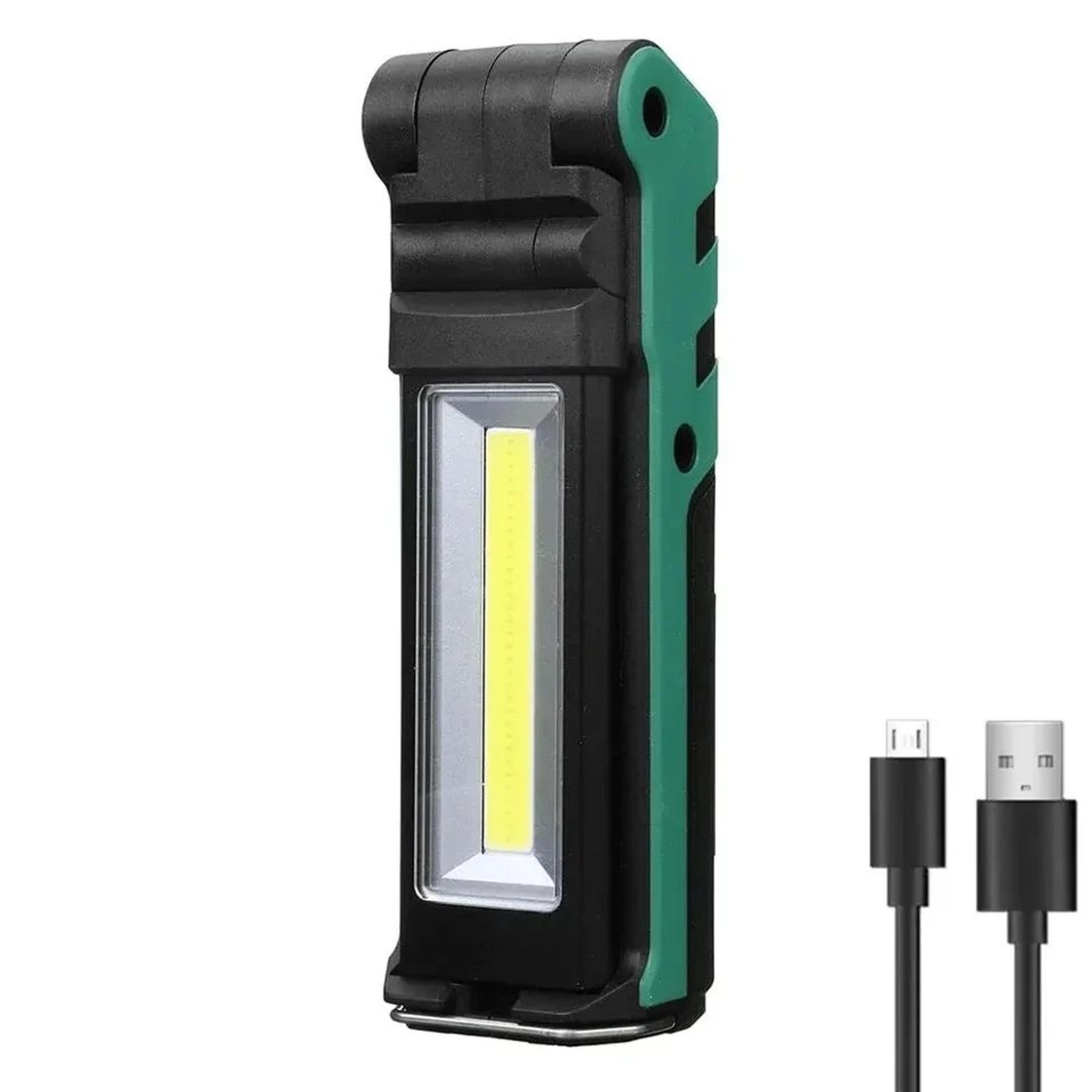 rechargeable cob led work light with magnet hook and power bank