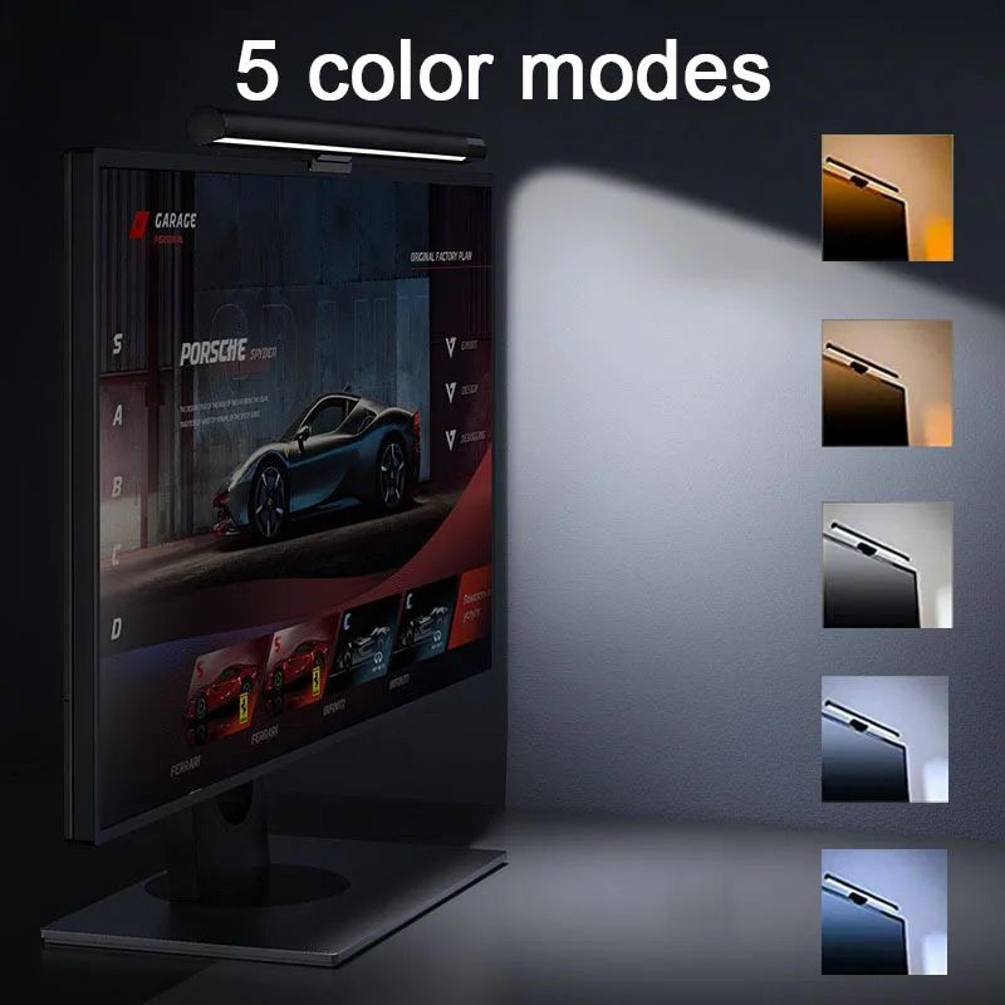 40cm rgb led monitor light bar with dimming for study and reading