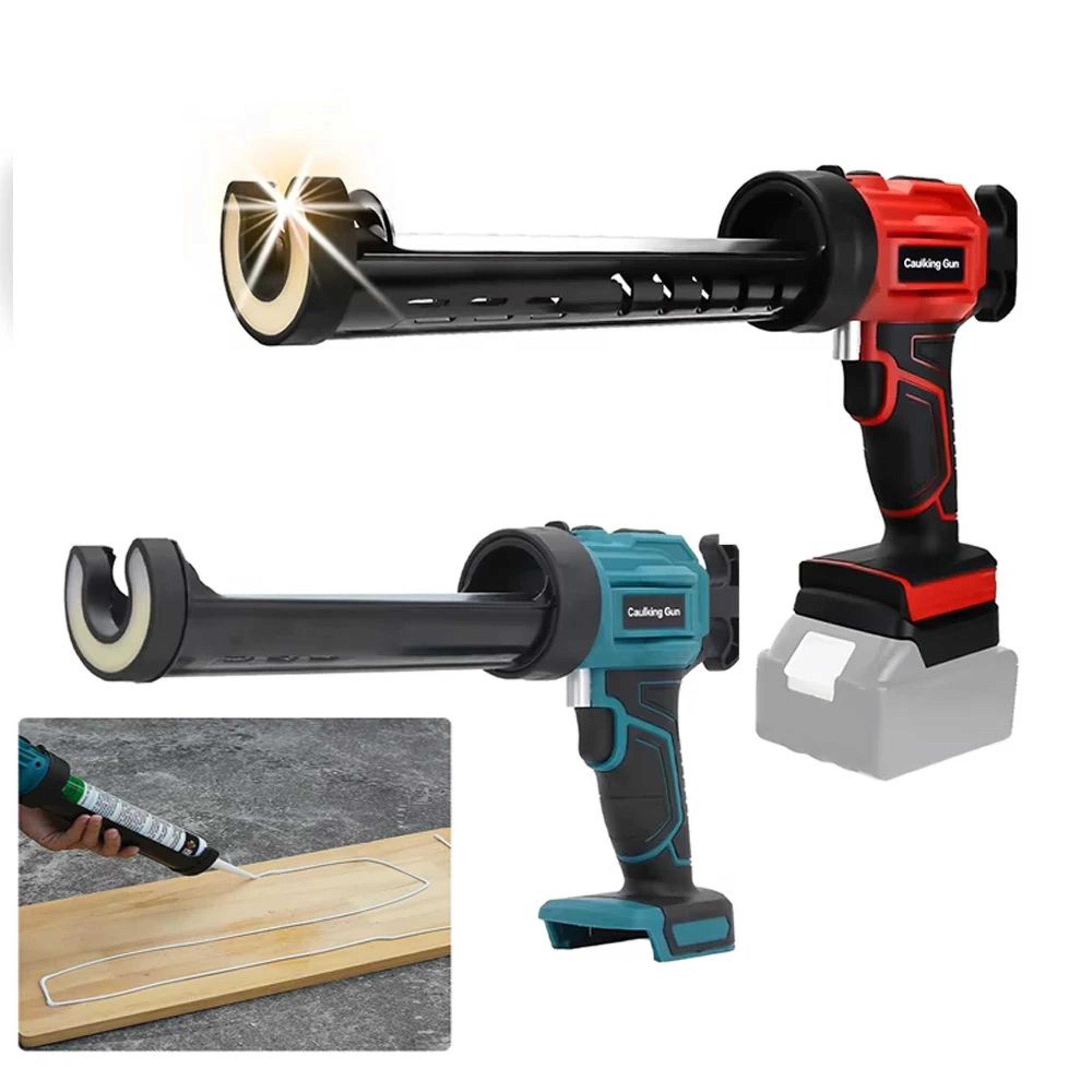 cordless electric caulking gun with 4 speeds for makita 18v battery