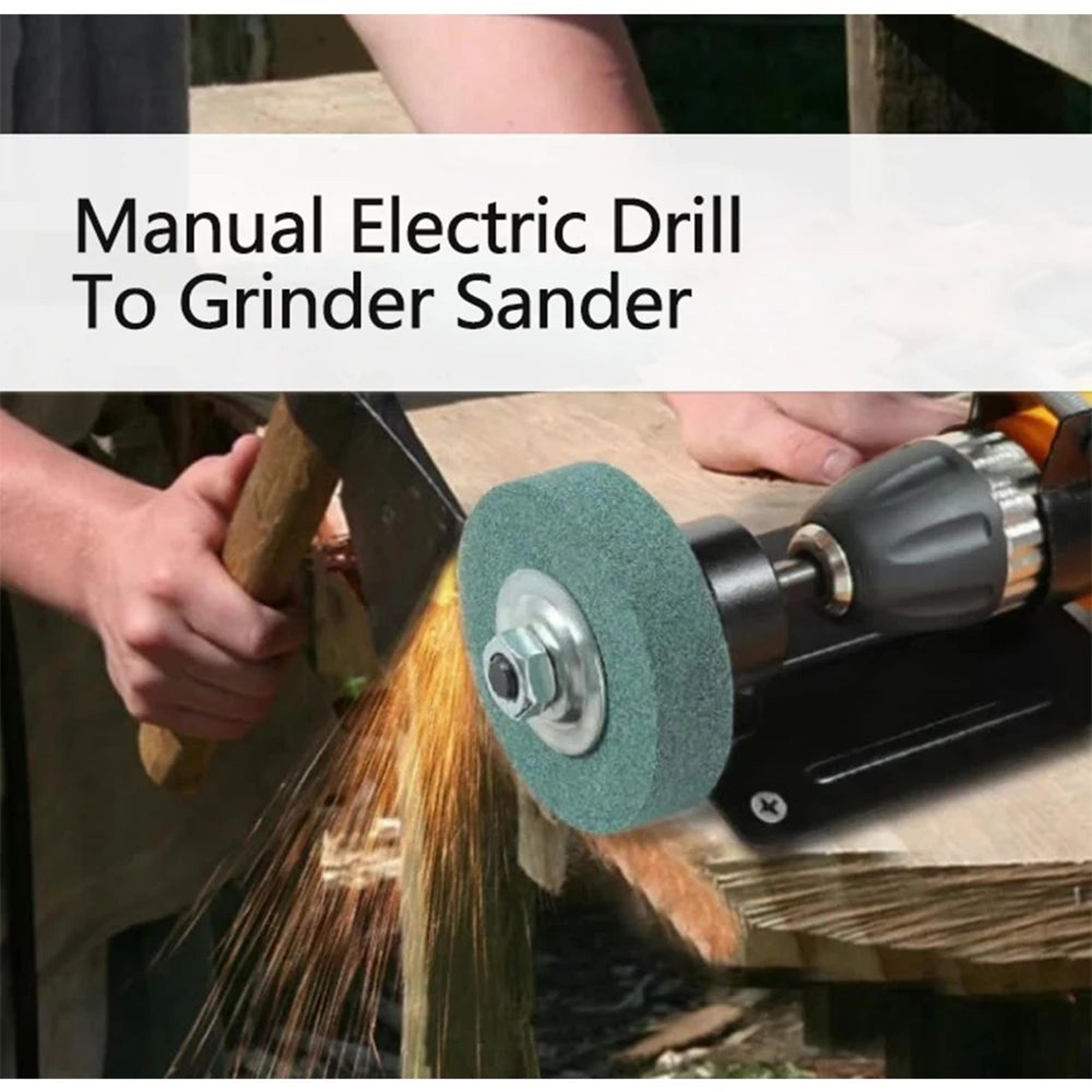 electric drill converter attachment kit for grinding sanding and polishing