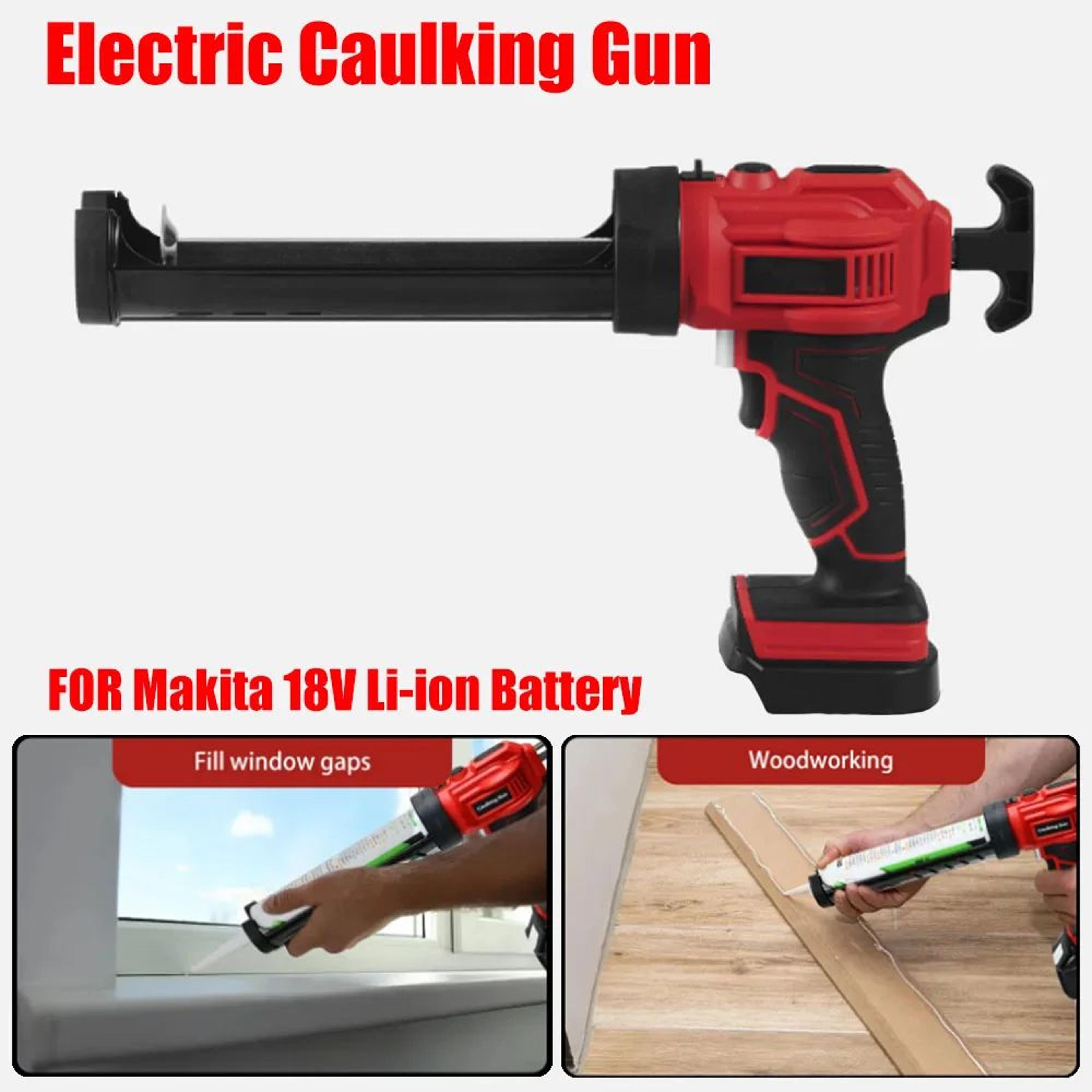 cordless electric caulking gun compatible with makita 18v battery