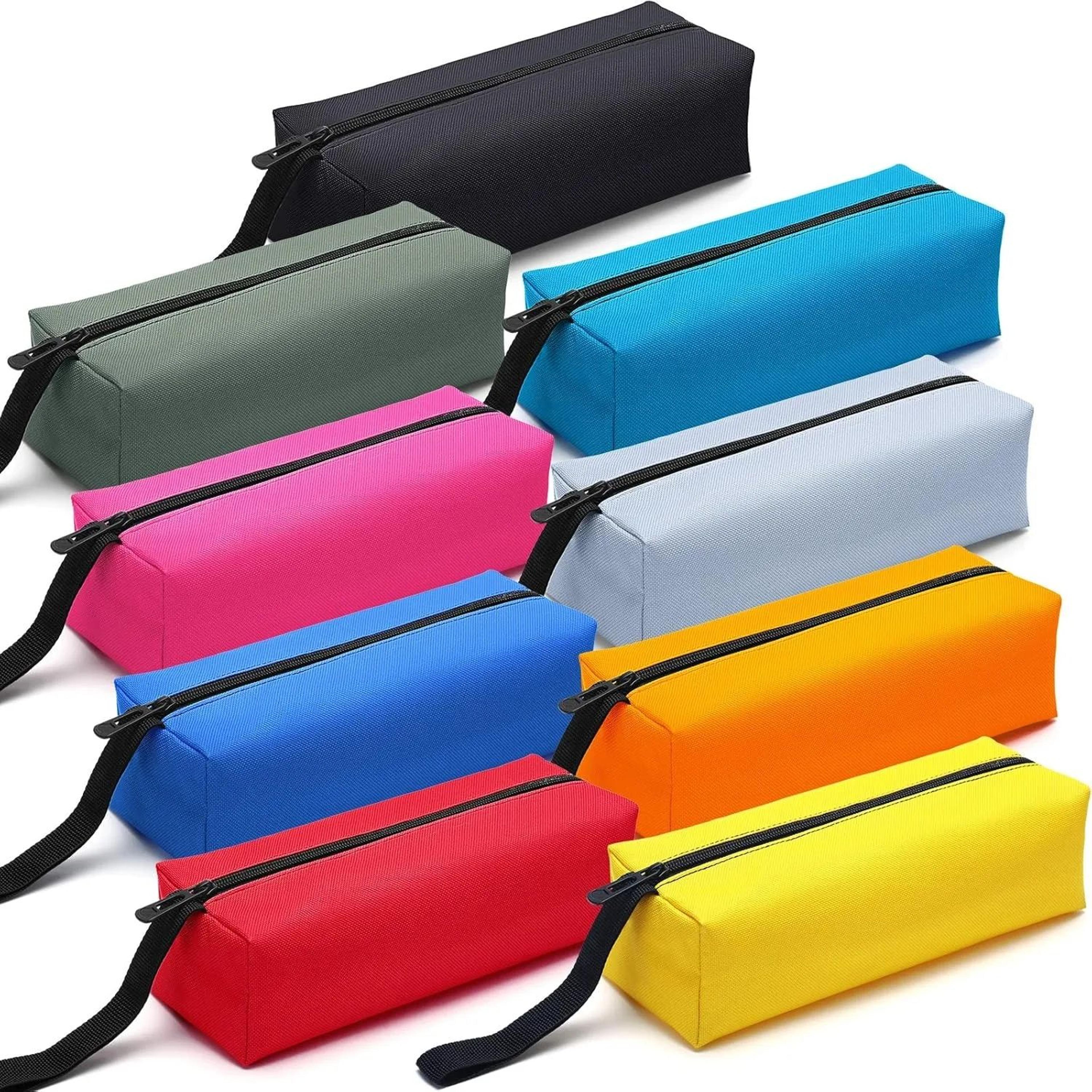 compact canvas zipper tool pouch for tools and hardware storage