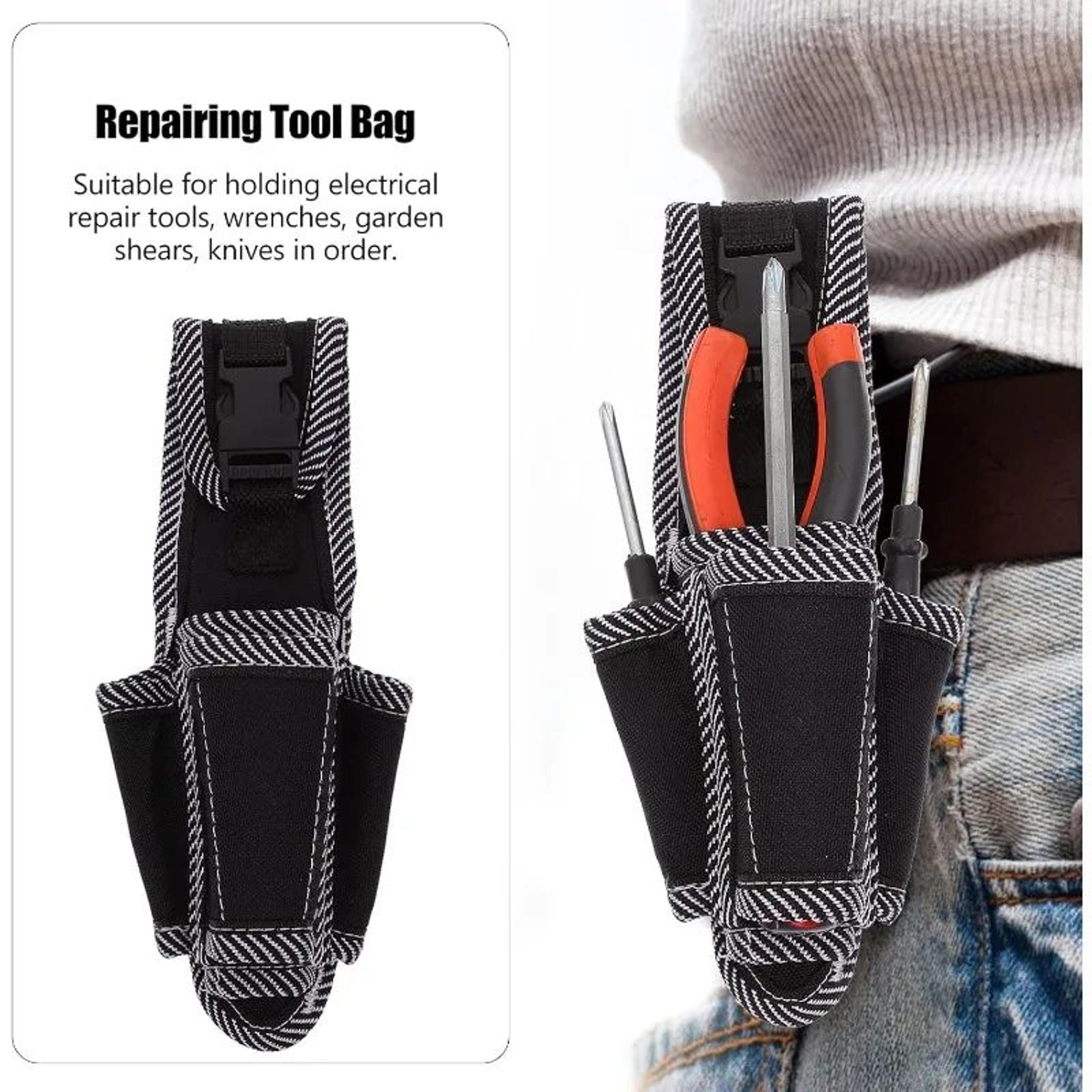 fabric tool waist pouch for gardening and repair tools