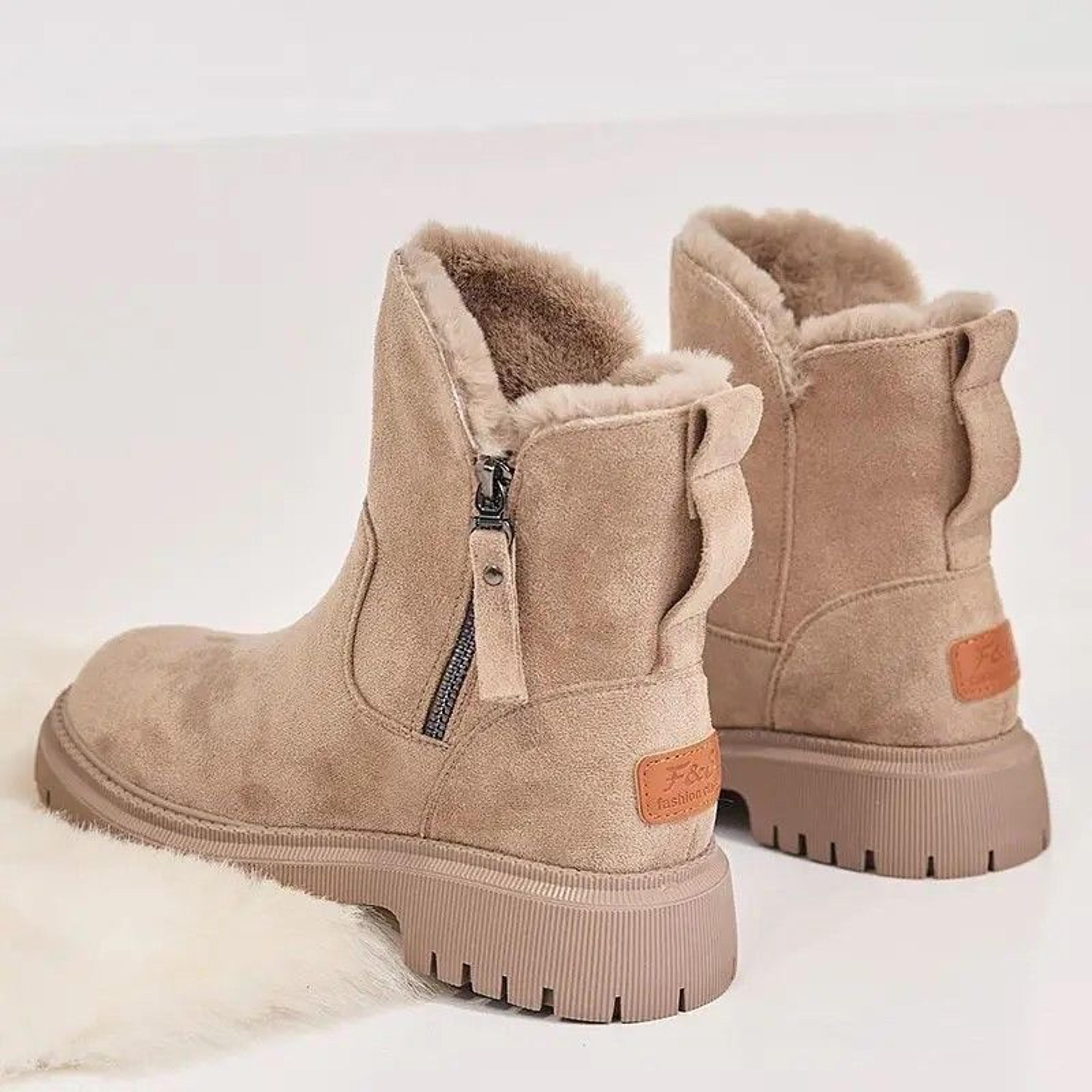 arctic embrace womens winter boots, warm fur-lined snow boots for women