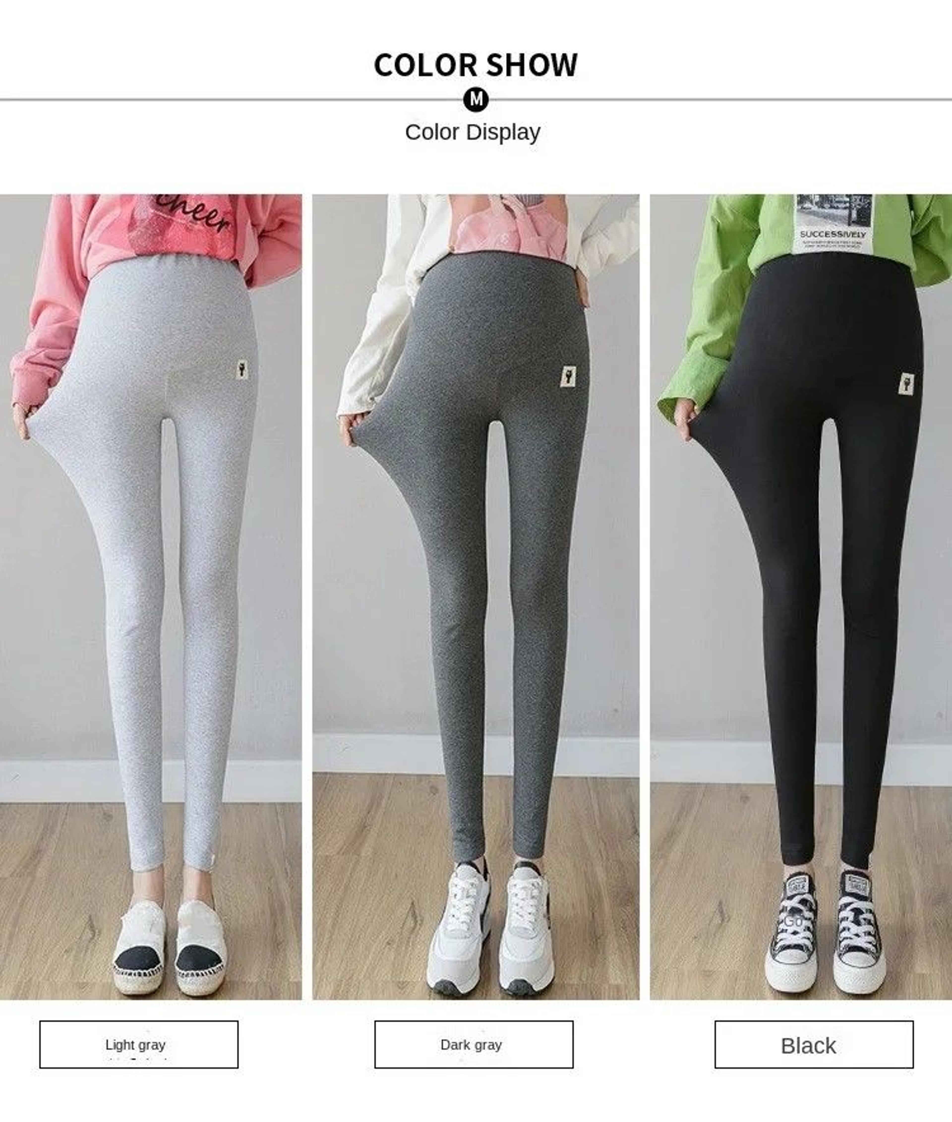mamaease adjustable bottoming maternity leggings, high-waist support for expecting moms