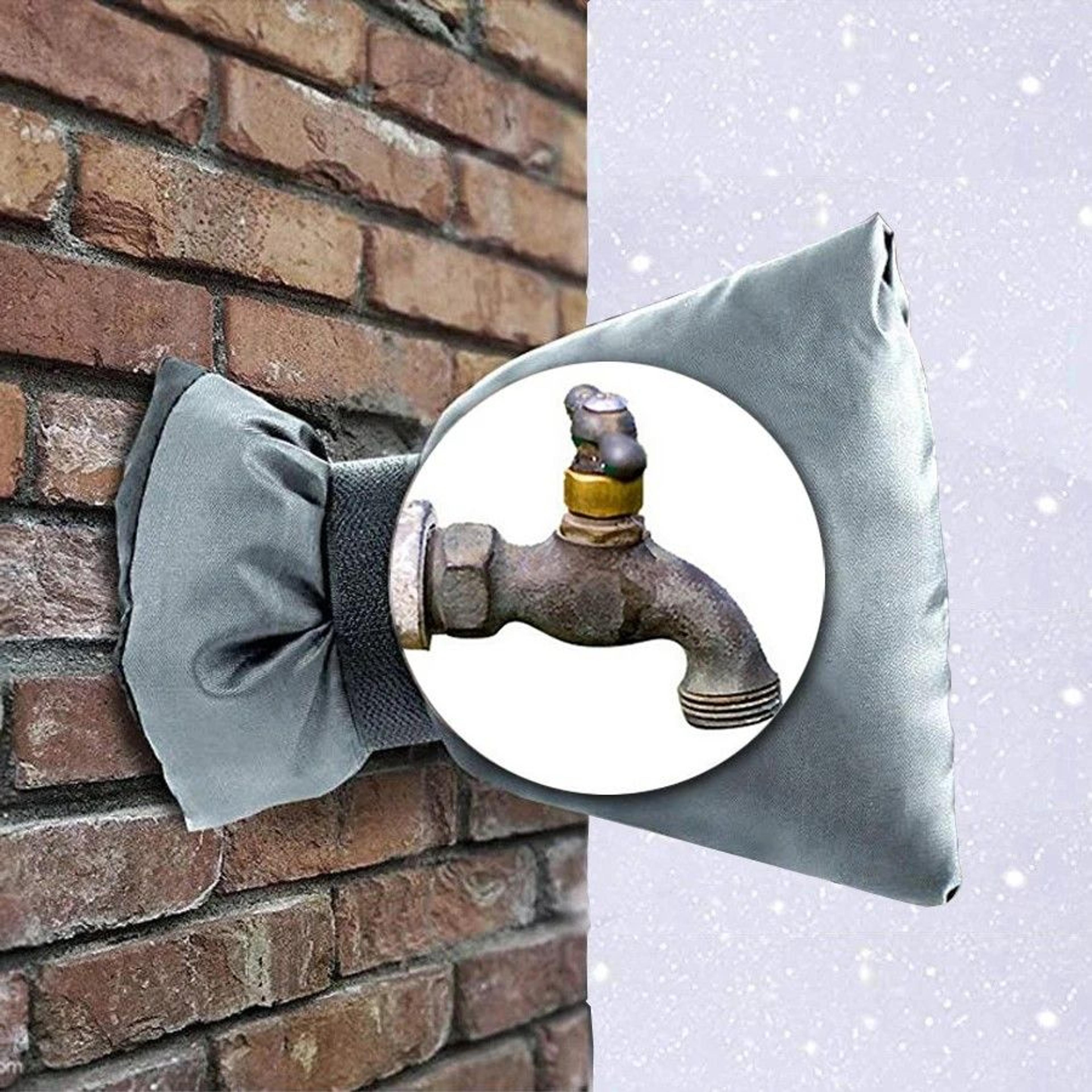 wintershield garden faucet cover – outdoor freeze protection & insulation for water taps