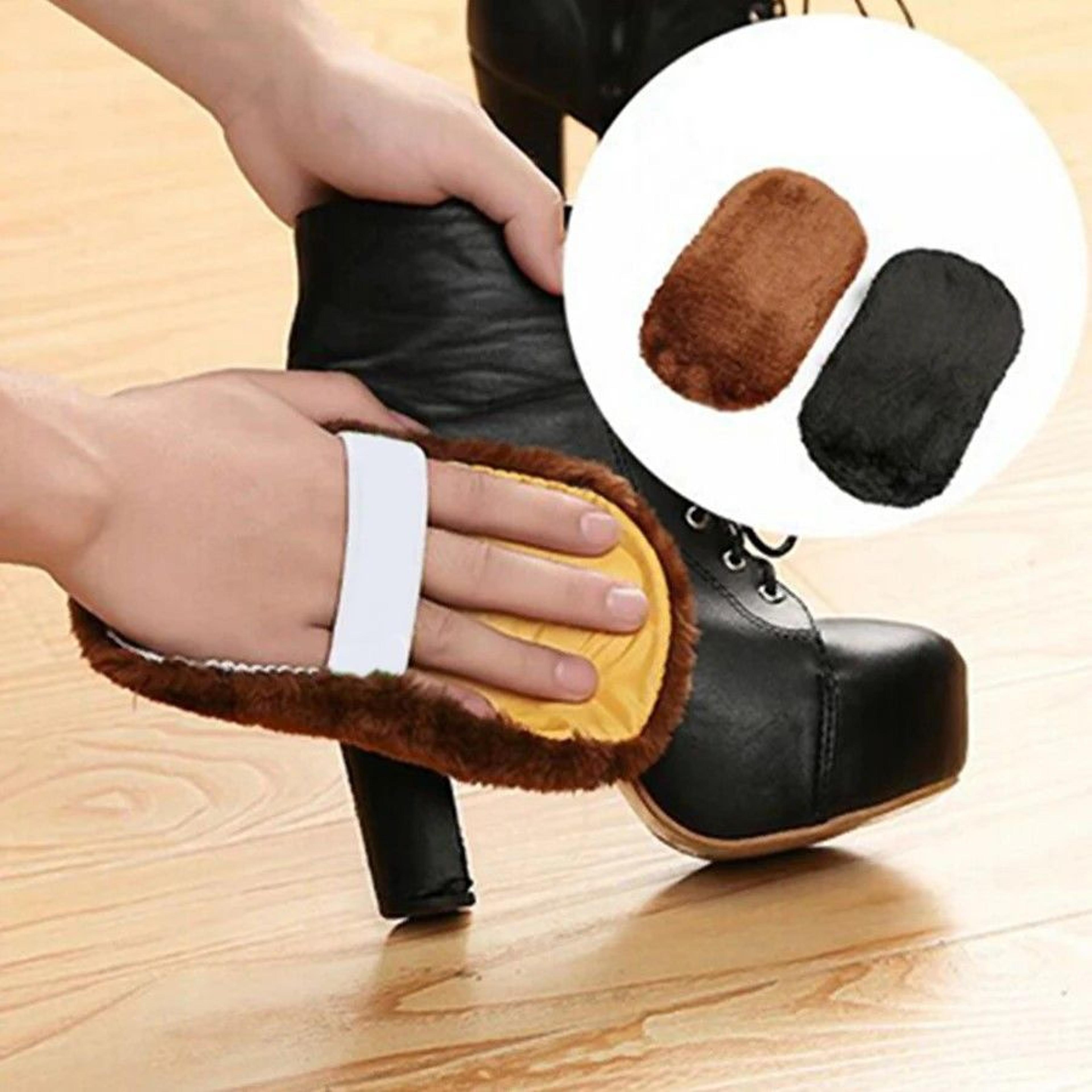 leather shine pro glove – multifunctional shoe polishing & cleaning cloth