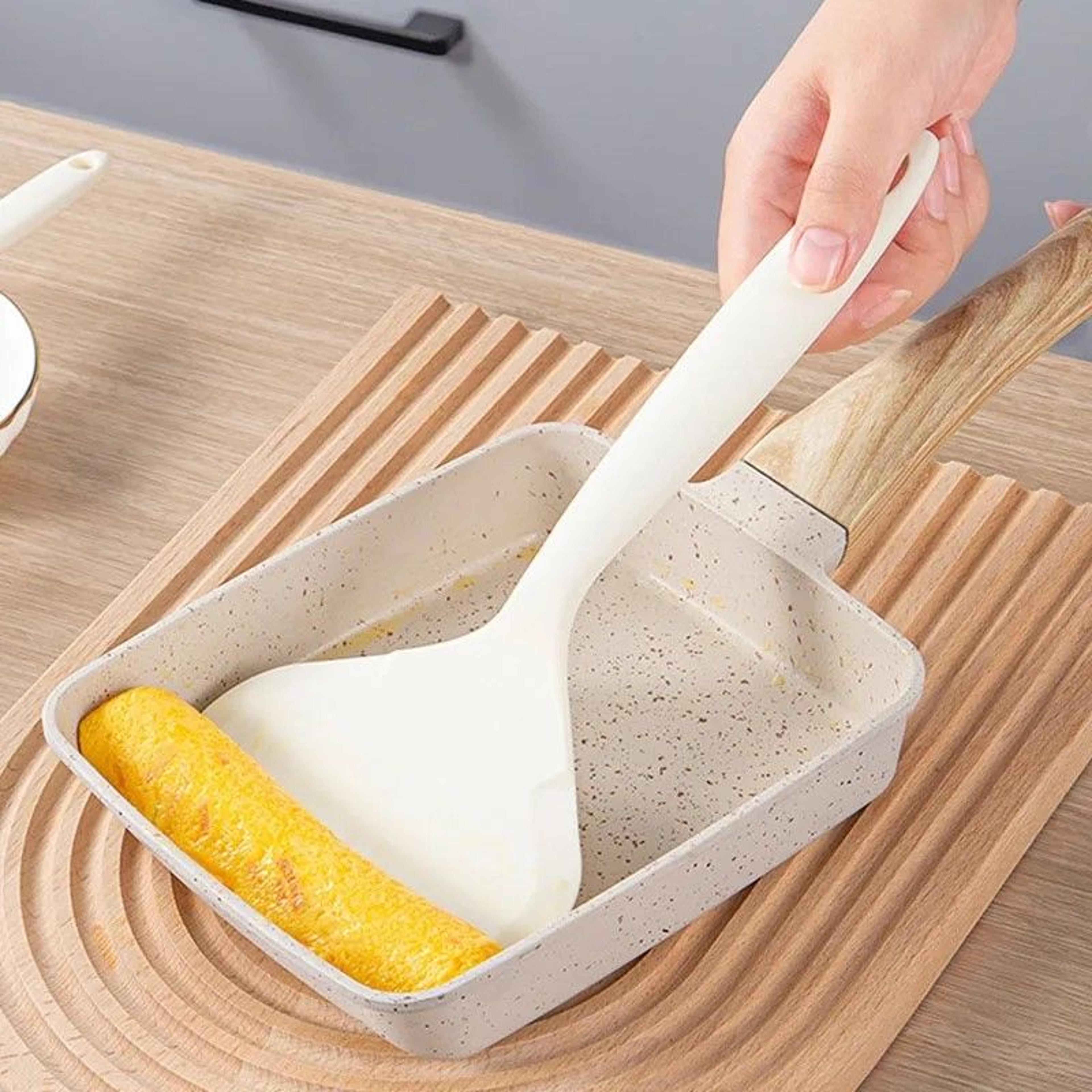ultrawide silicone pancake & pizza turner – heat-resistant non-stick spatula