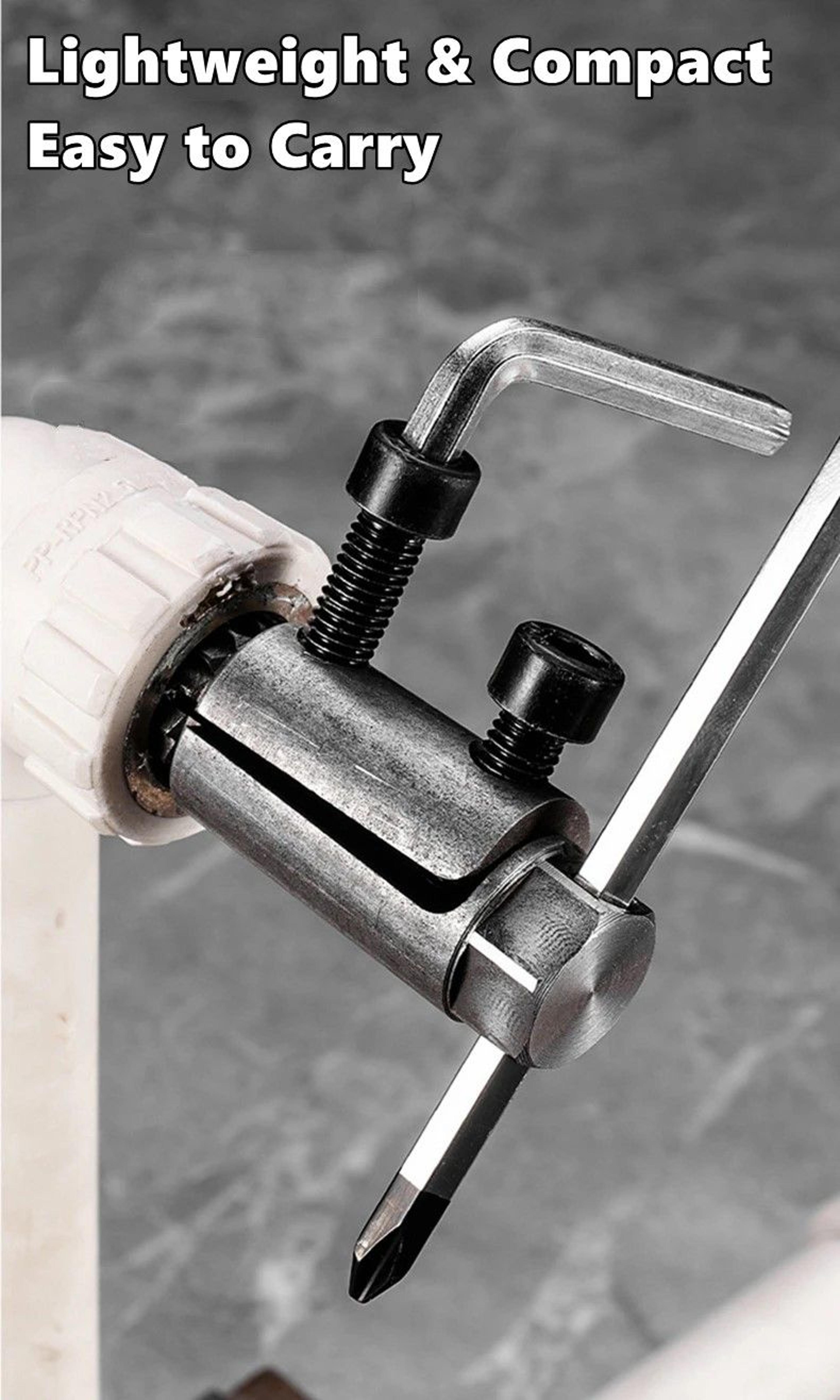 universal angle valve extractor & repair kit – for damaged faucet valves, broken screws & water-pipe threads