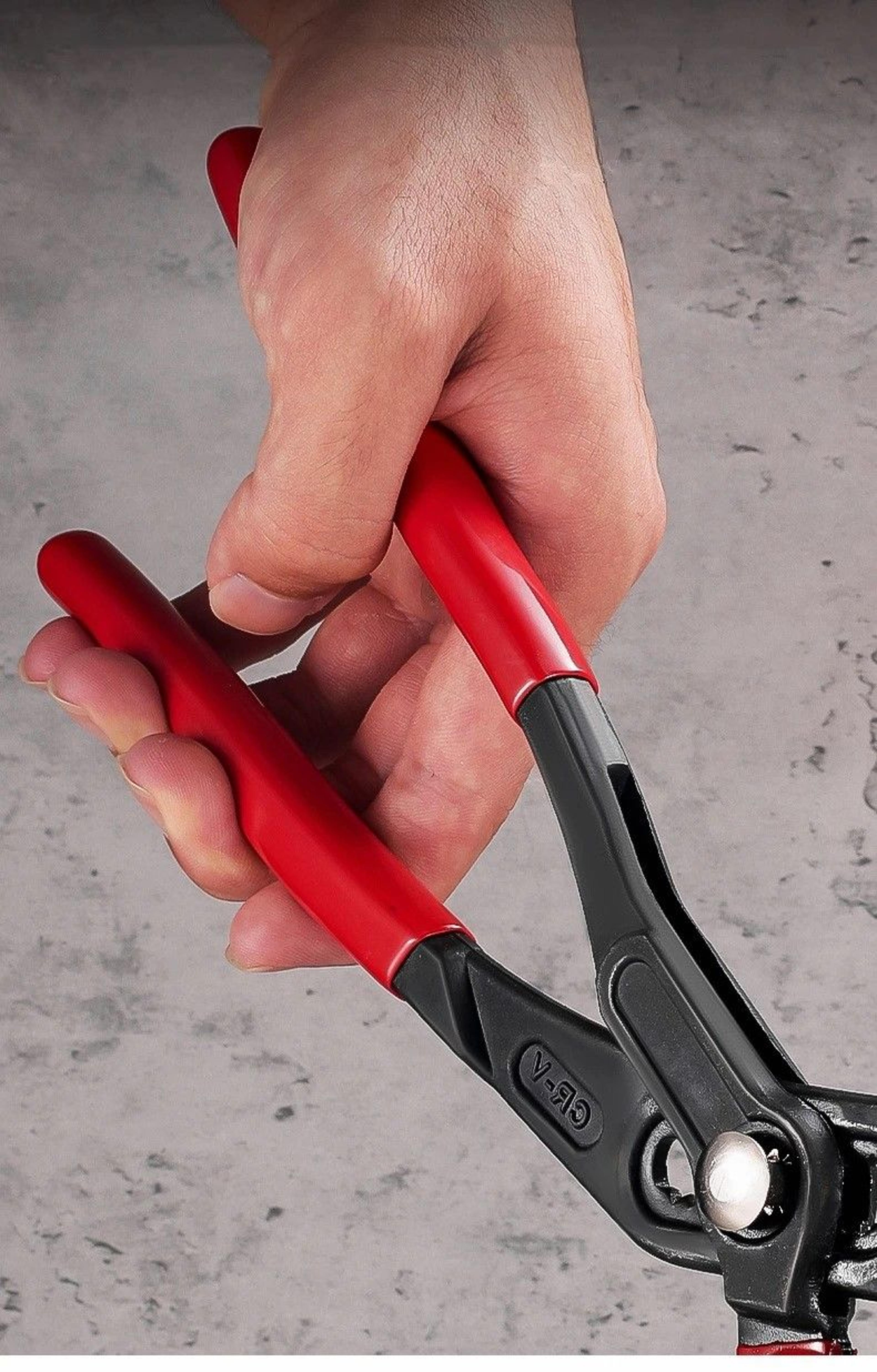 quick-release multi-size adjustable water pump & pipe pliers (7 inch / 10 inch / 12 inch) – instant-jaw plumbing wrench